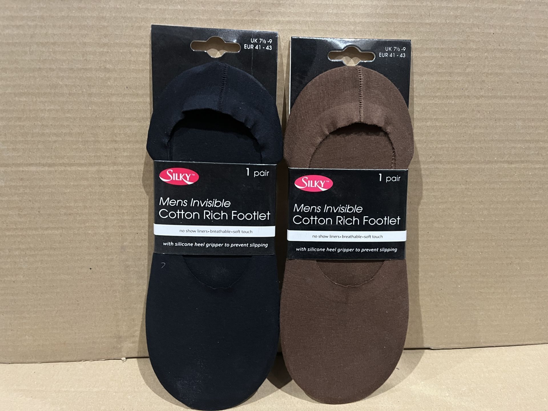 150 X BRAND NEW PAIRS OF COTTON RICH FOOTLET INVISIBLE SOCKS (COLOURS MAY VARY) R10