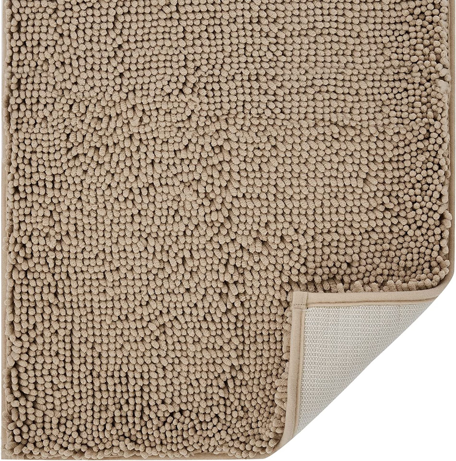 15 X BRAND NEW KHAKI BATH MATS (LF233355KH)