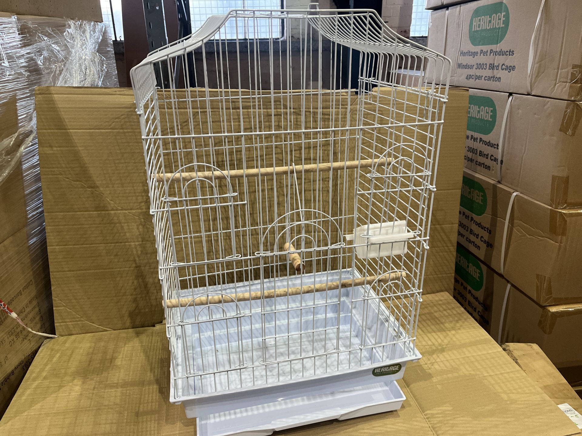 4 X BRAND NEW WINDSOR WHITE BIRD CAGES R16-2