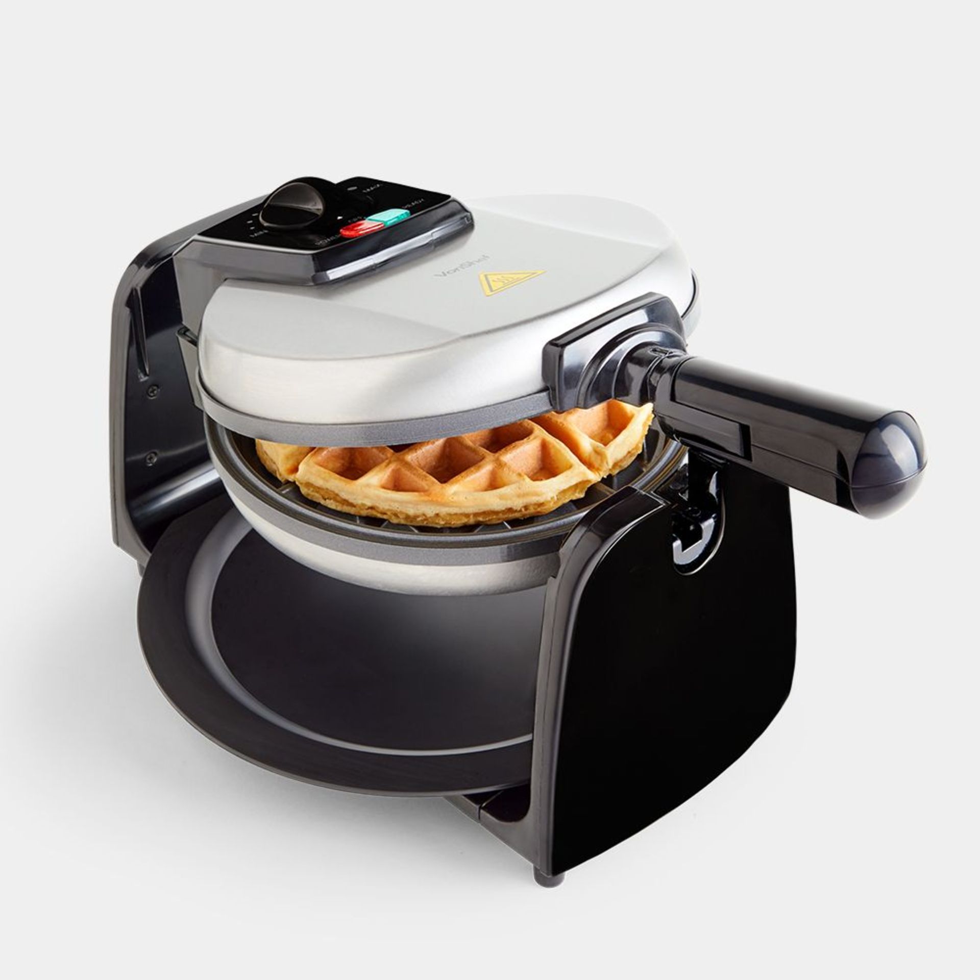 1000w Rotating Waffle Maker. This rotating waffle maker allows you to evenly spread the batter