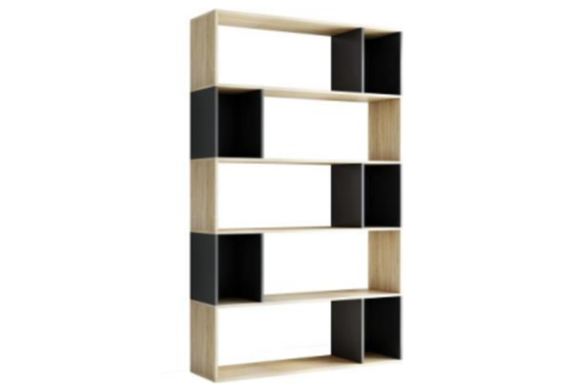 4 X BRAND NEW MODERN DESIGN 5 TIER BOOKSHELVES RRP £229 (5986-1)