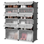 10 X BRAND NEW 6 LAYERS 2 ROWS SIMPLE MODERN SHOE RACK CUBES (629A)