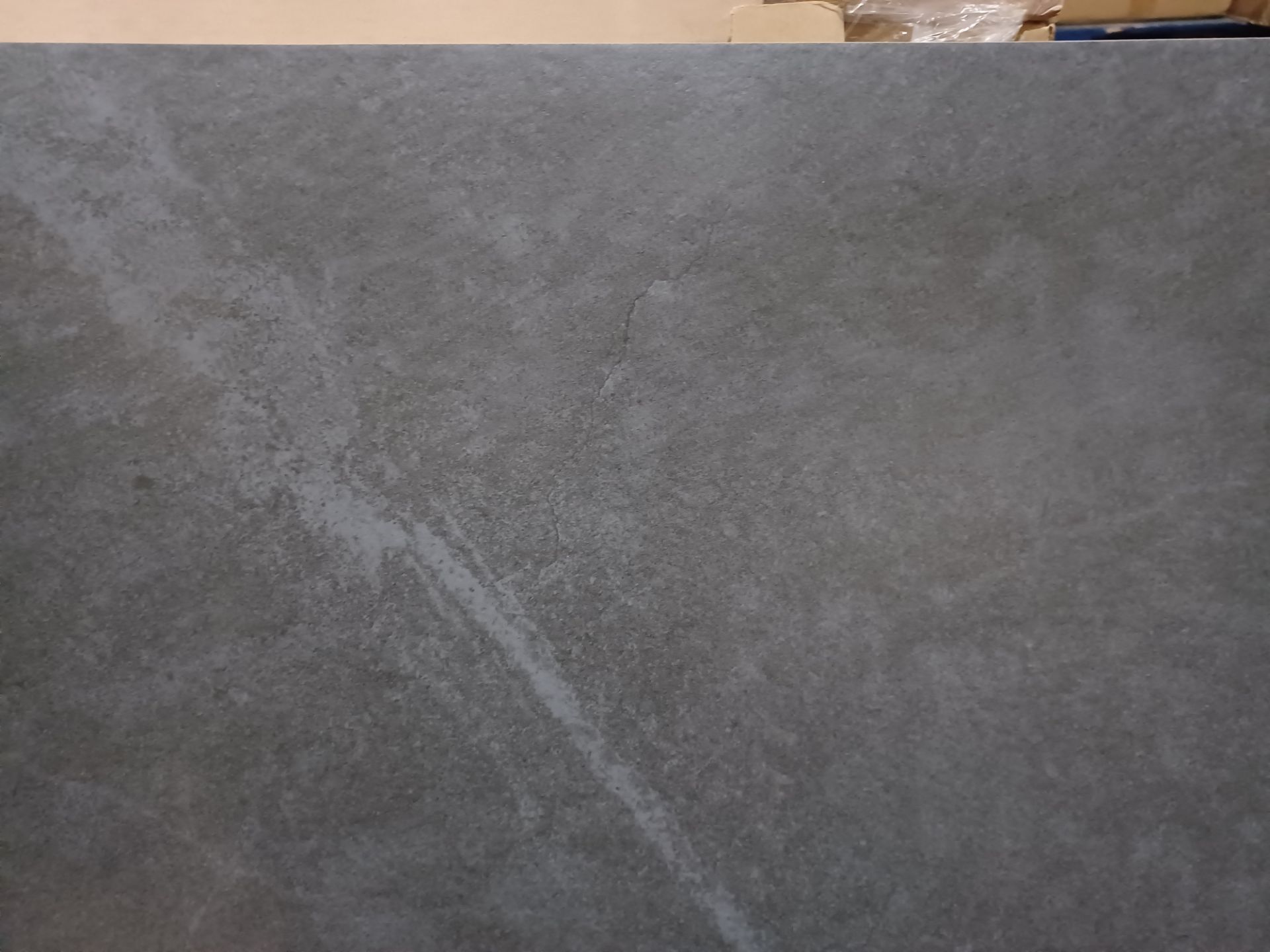 10 X NEW PACKS OF Slate Light grey Matt Flat Stone effect Porcelain Wall & floor Tiles (L)795mm (W) - Image 2 of 2