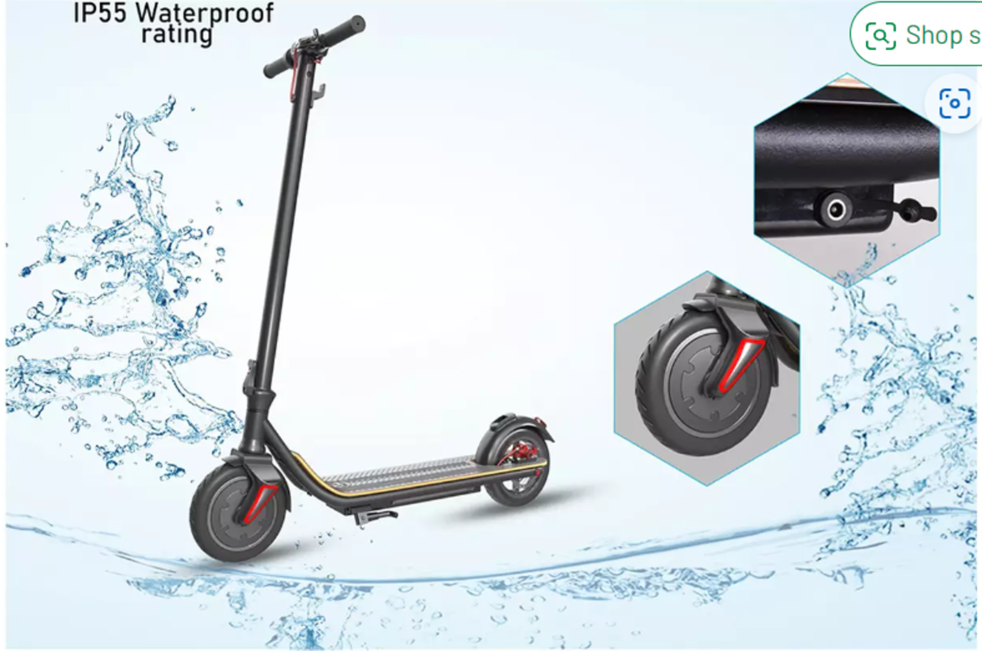 Wired 350 HC Electric Scooter. RRP £500.00. The impressively powerful 350W motor fitted to the WIRED - Image 2 of 2