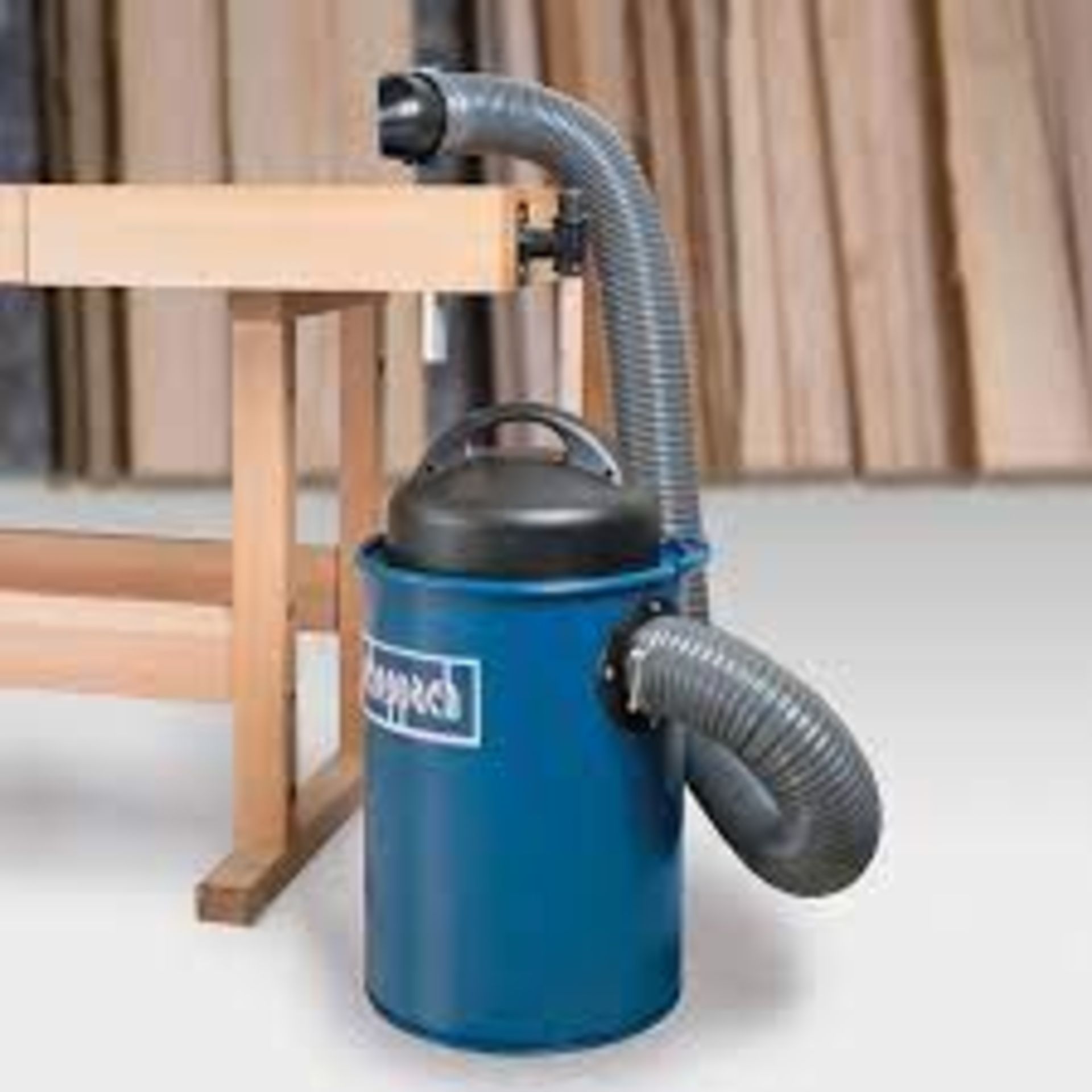 Scheppach HA1000 1100W 50L Dust Extractor. RRP £149. Specialist wood dust extraction unit with a - Image 2 of 2