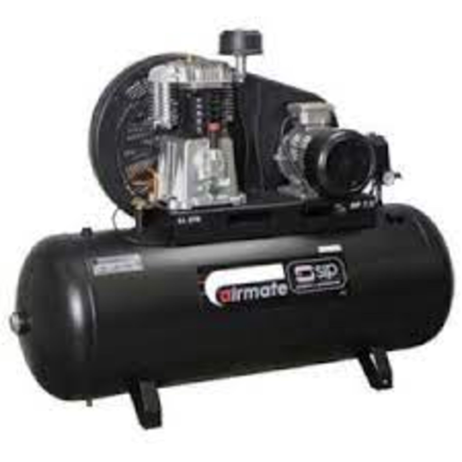 SIP 06294 Airmate 3HP Air Compressor 200 ltr Receiver Oil Lubricated 230v 3hp. RRP £749. The SIP - Image 2 of 2