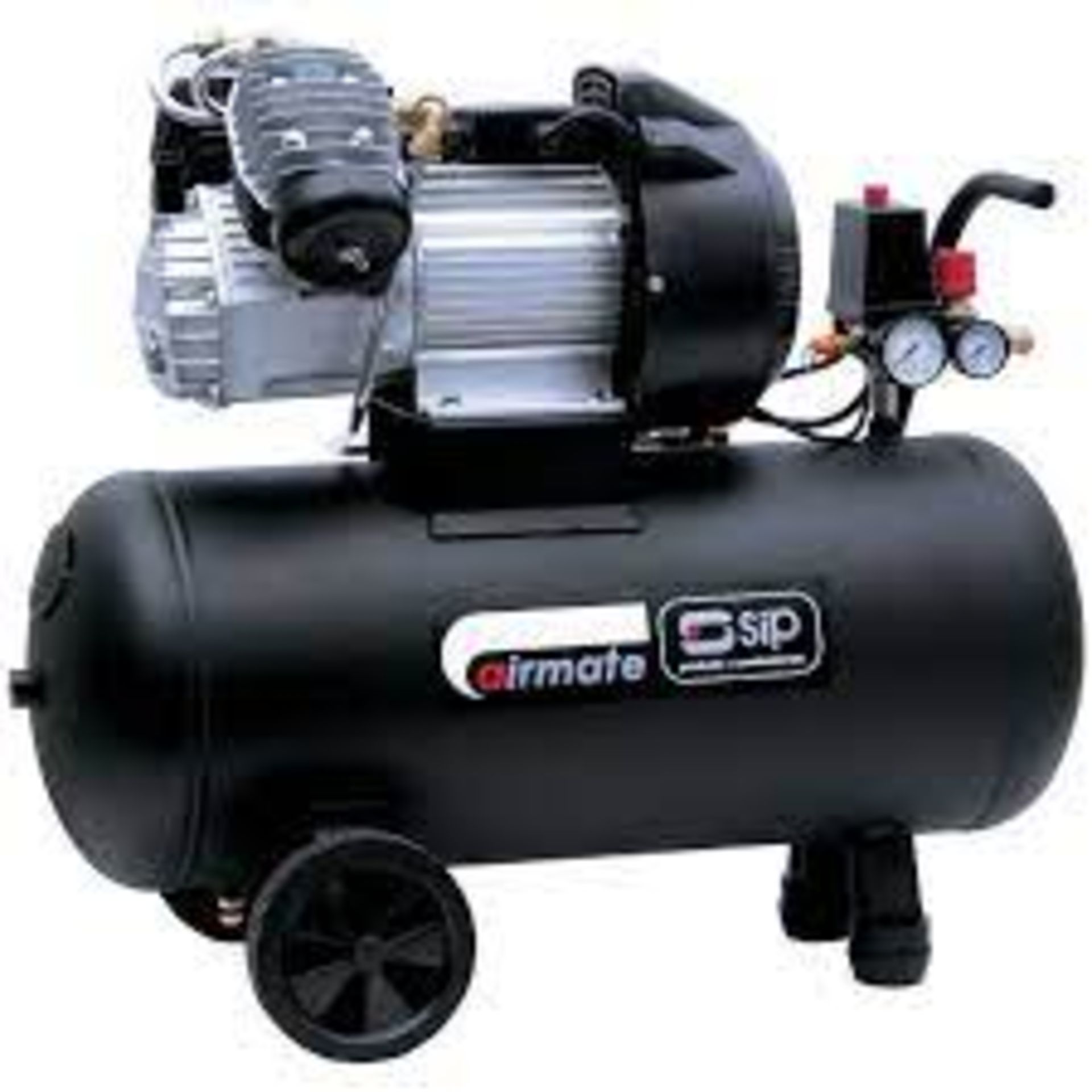 SIP Airmate Tn3.0/50-D 50 Litre 3.0Hp Air Compressor 230V. This oil lubricated compressor is