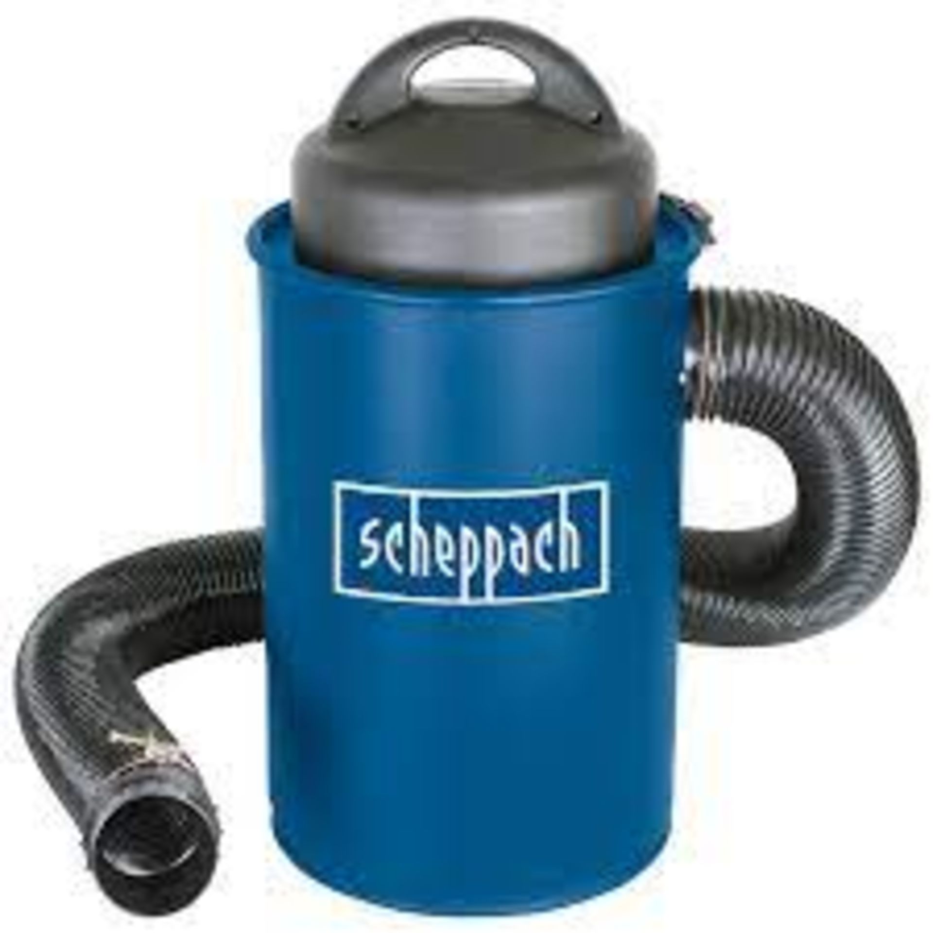 Scheppach HA1000 1100W 50L Dust Extractor. RRP £149. Specialist wood dust extraction unit with a