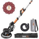 NEW BOXED TACKLIFE 800W Electric Drywall Sander Automatic Vacuum Dust Collection System. (