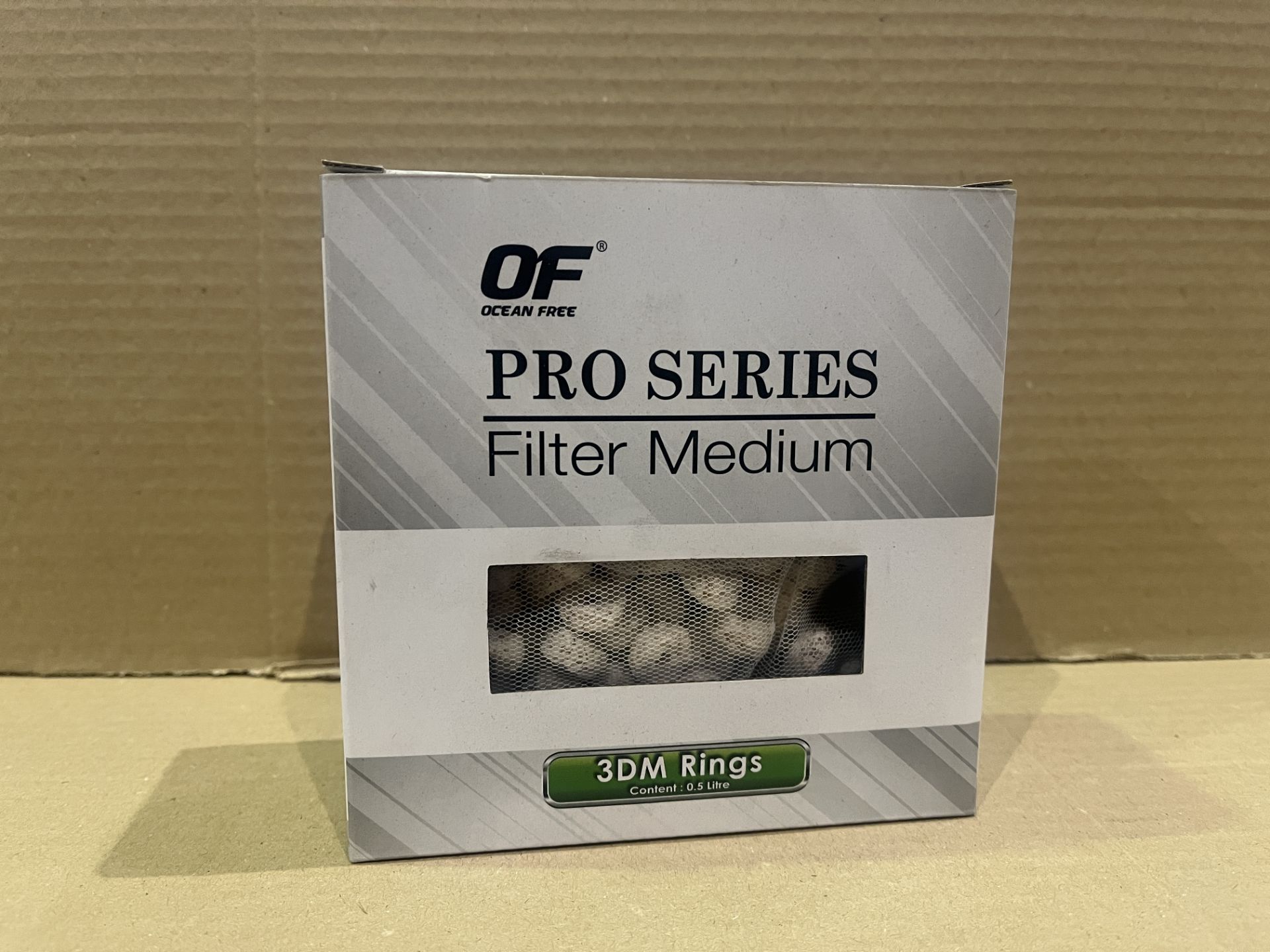 36 X BRAND NEW OCEAN FREE PRO SERIES FILTER MEDIUM 3DM RINGS 0.5L RRP £16 EACH R15-9