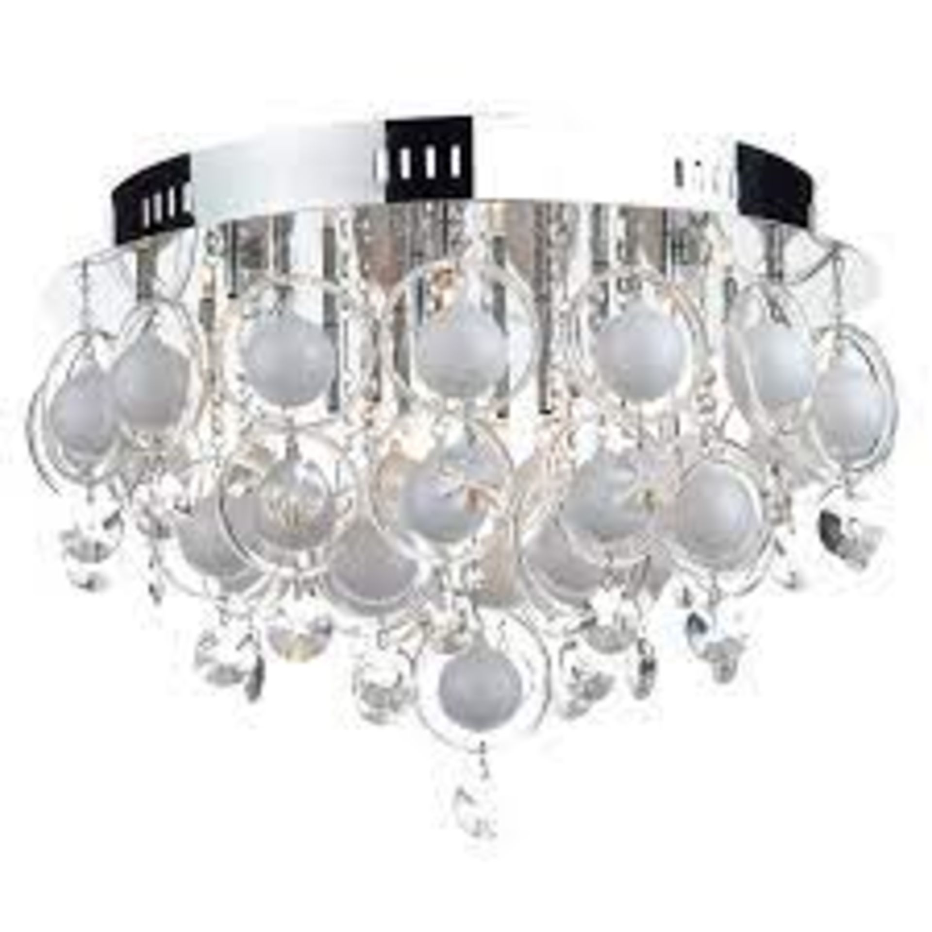 DAR LIGHTING CLOUD 18 LIGHT FLUSH CEILING LIGHT S2