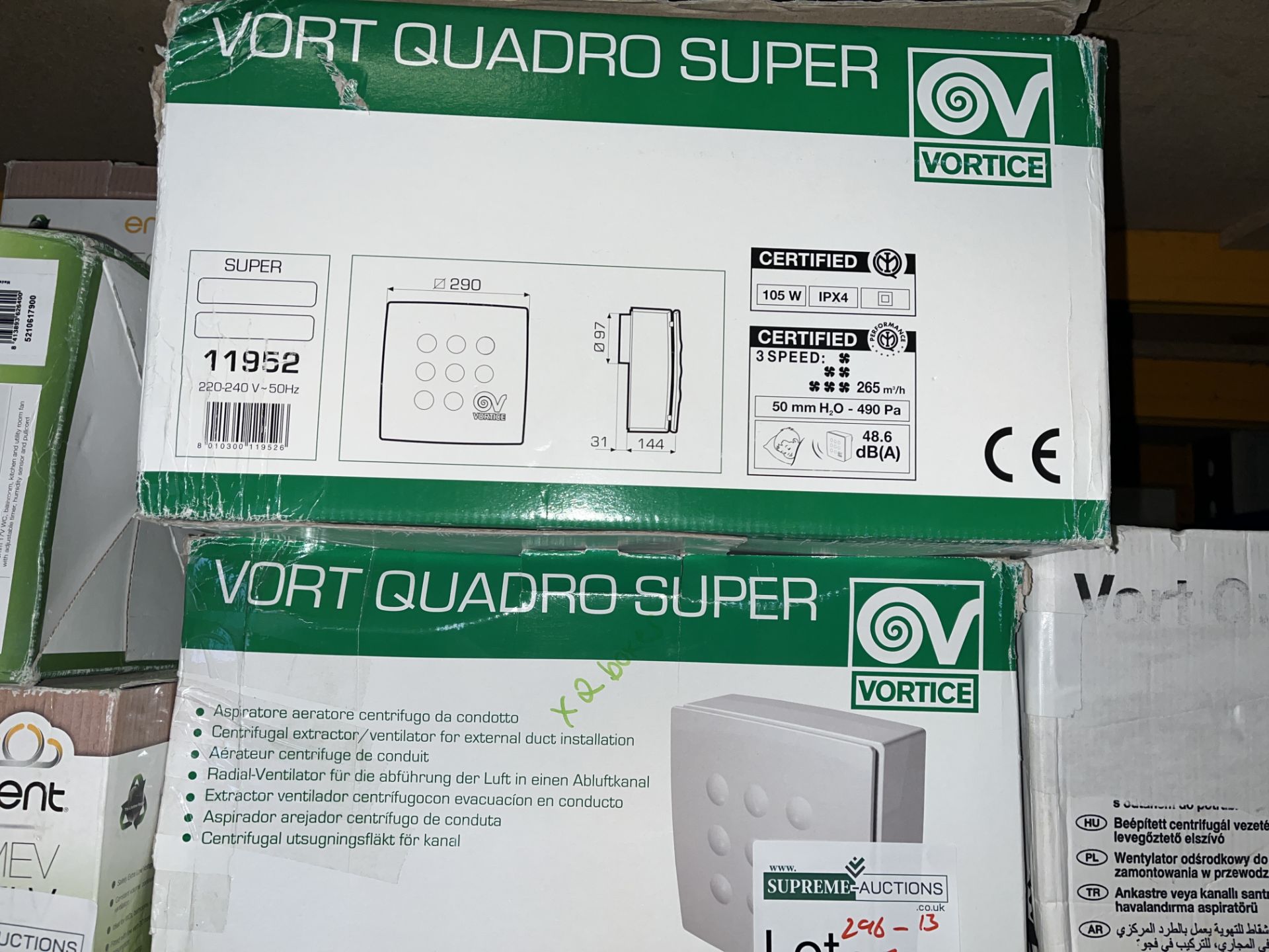 QUADRO SUPER 100 EXTRACTOR FAN RRP £221 S2