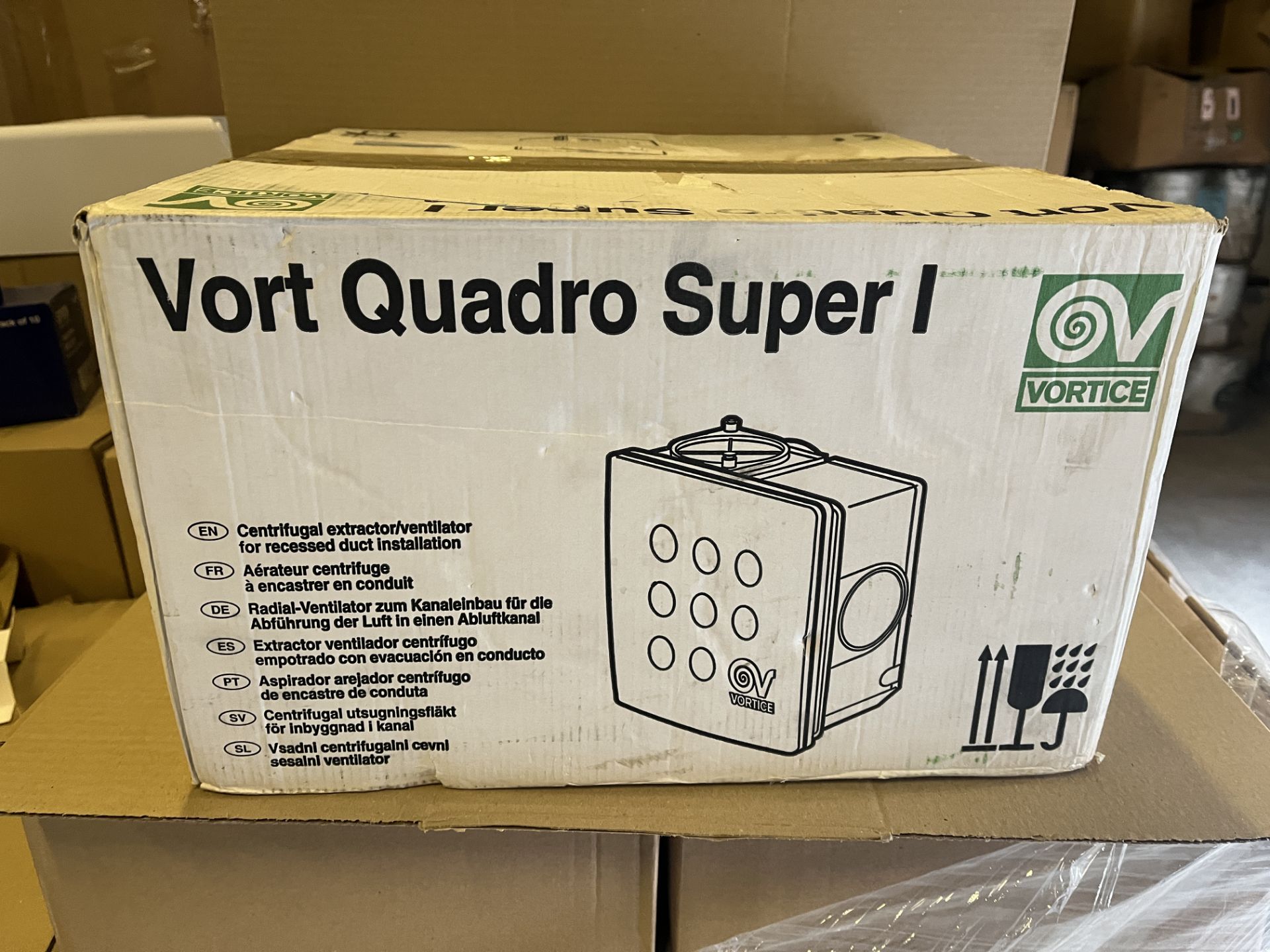 VORT QUADRO SUPER 1 EXTRACTOR FAN RRP £289 S2