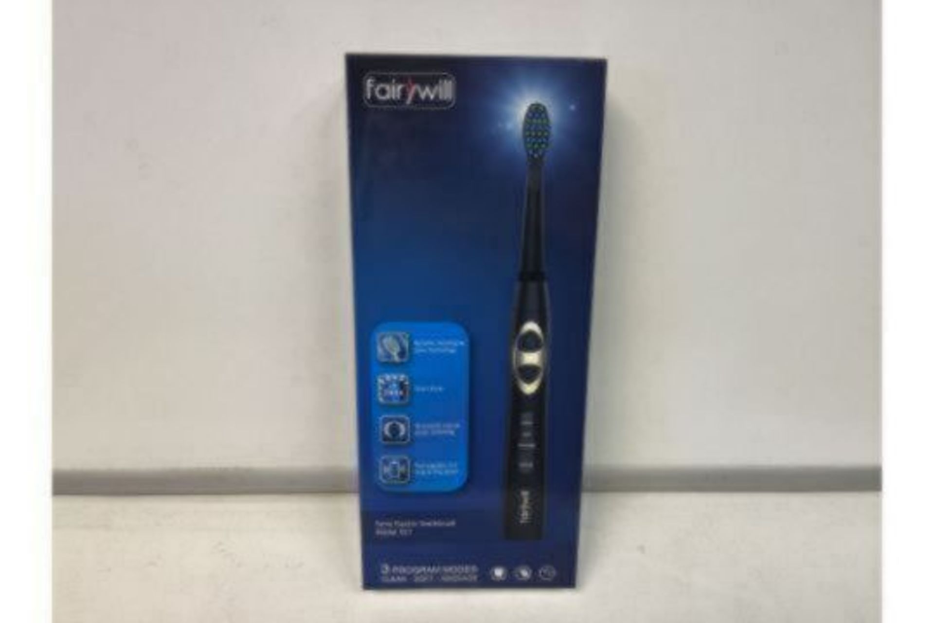 3 X BRAND NEW BOXED FAIRYWELL MODEL917. SONIC ELECTRIC TOOTH BRUSHES. DYNAMIC CLEANING BY SONIC