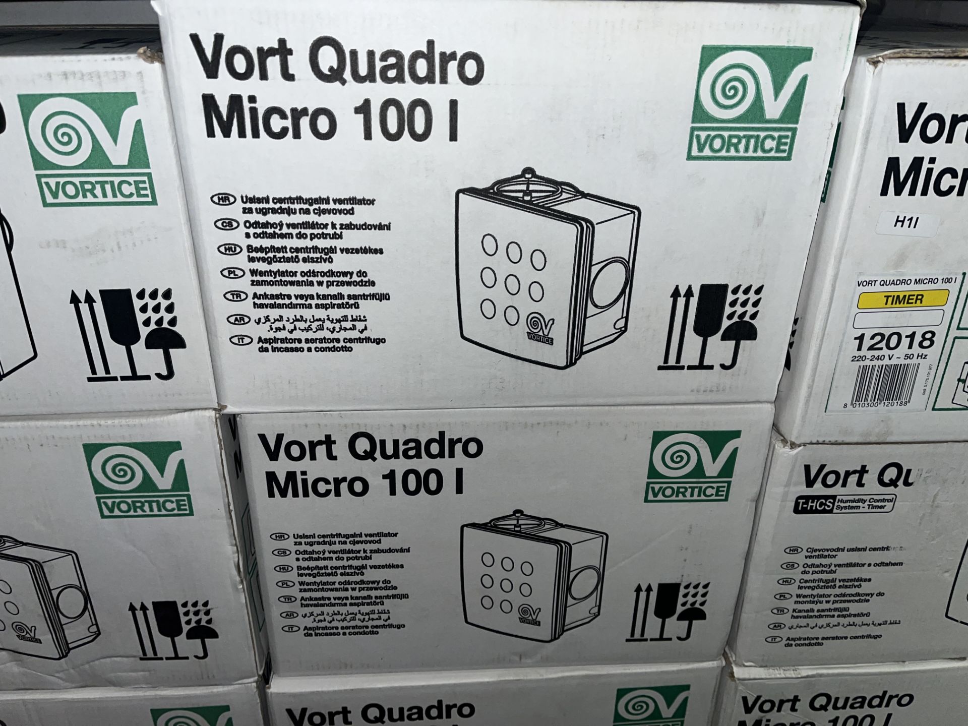 3 X QUADRO MICRO 100 I EXTRACTOR FANS RRP £79 EACH S2