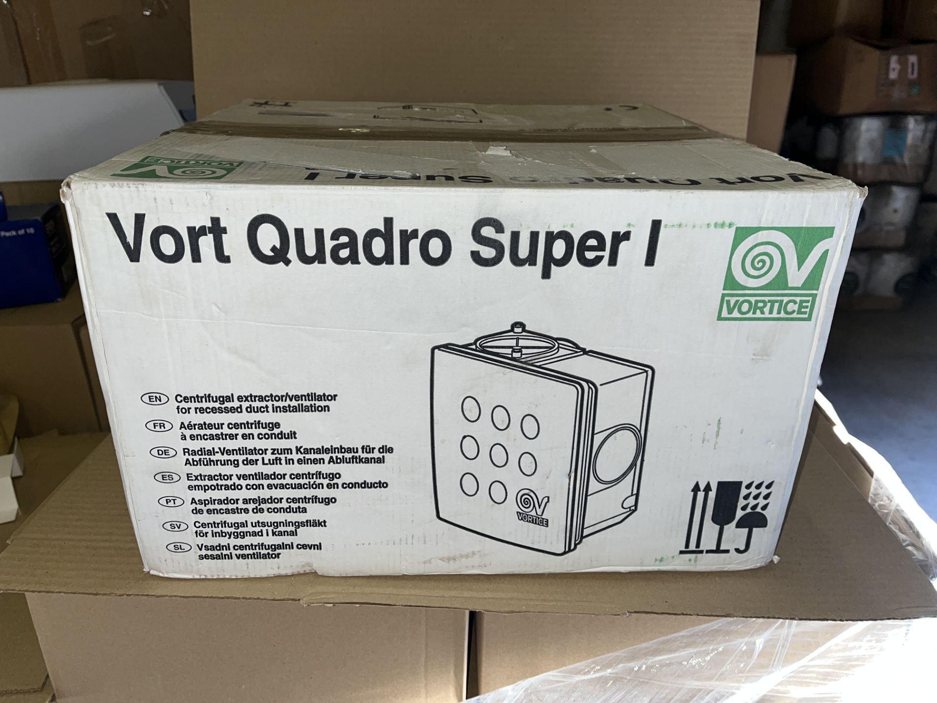 VORT QUADRO SUPER 1 EXTRACTOR FAN RRP £289 S2