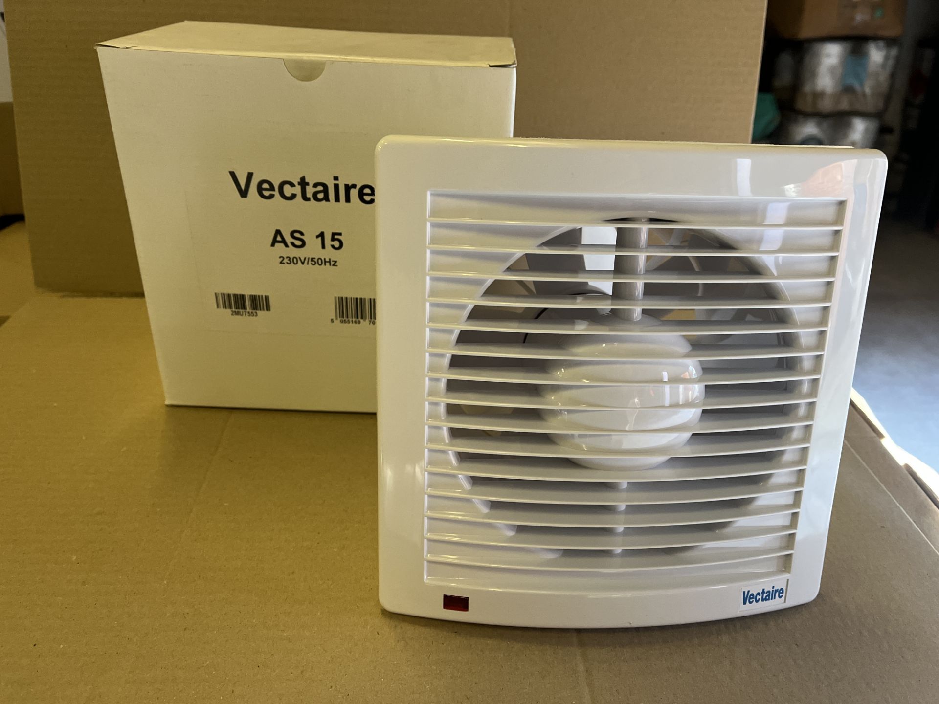 BRAND NEW VACTAIRE AS WHITE 15 CM BATHROOM/KITCHEN EXTRACTOR FAN RRP £189 S2