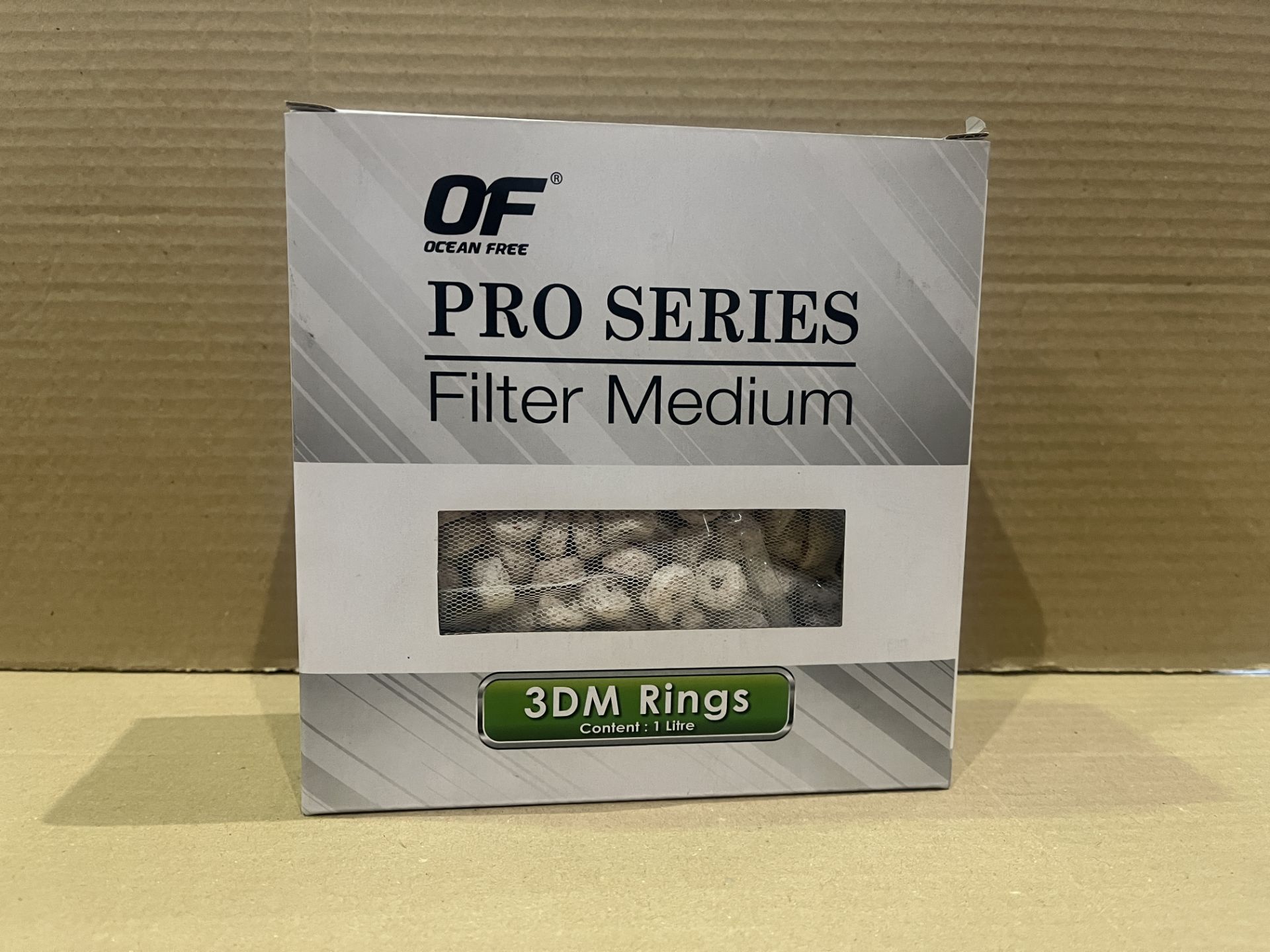 42 X BRAND NEW OCEAN FREE PRO SERIES FILTER MEDIUM 3DM RINGS 1L RRP £30 EACH R15-9