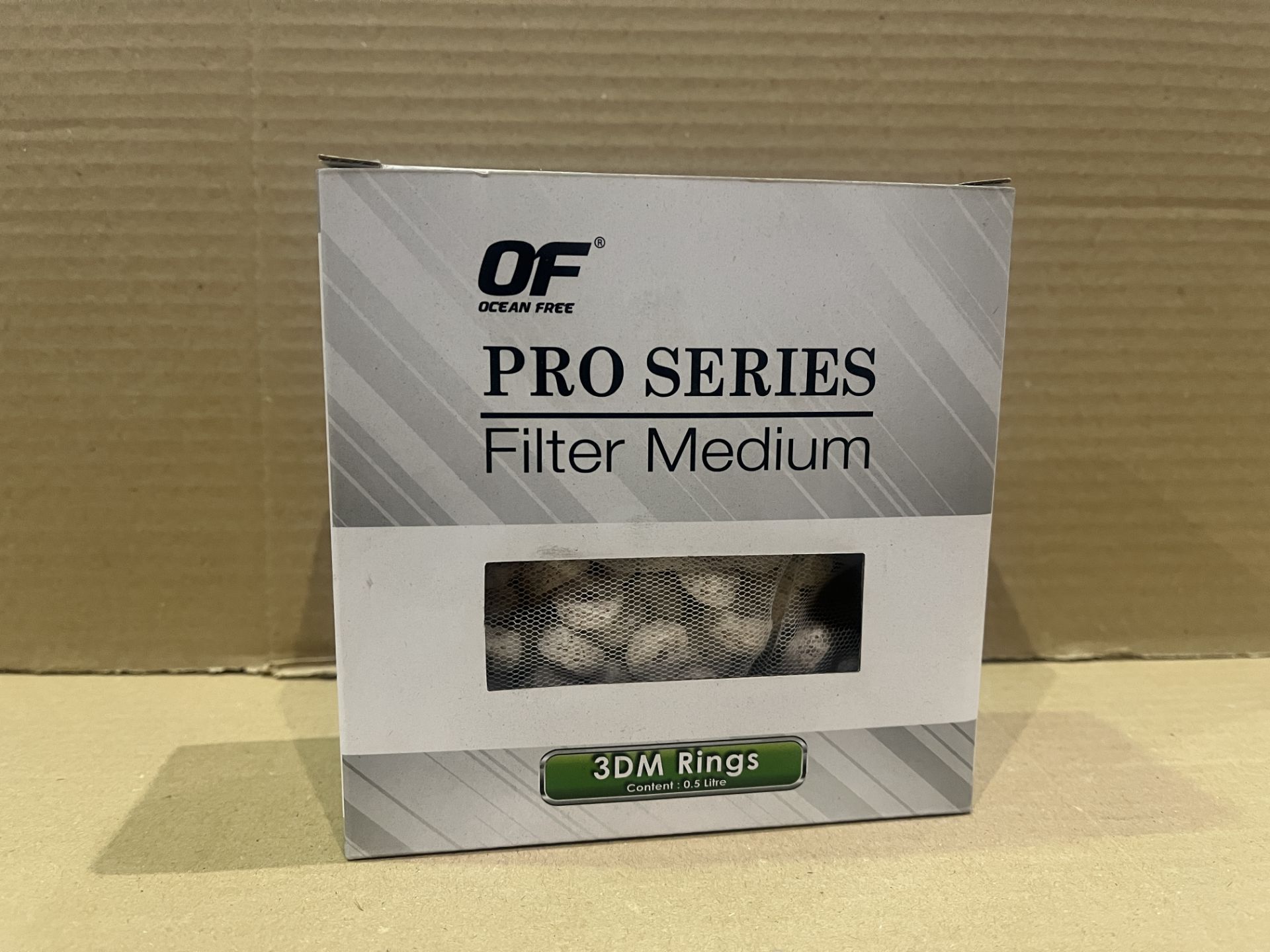 36 X BRAND NEW OCEAN FREE PRO SERIES FILTER MEDIUM 3DM RINGS 0.5L RRP £16 EACH R15-9