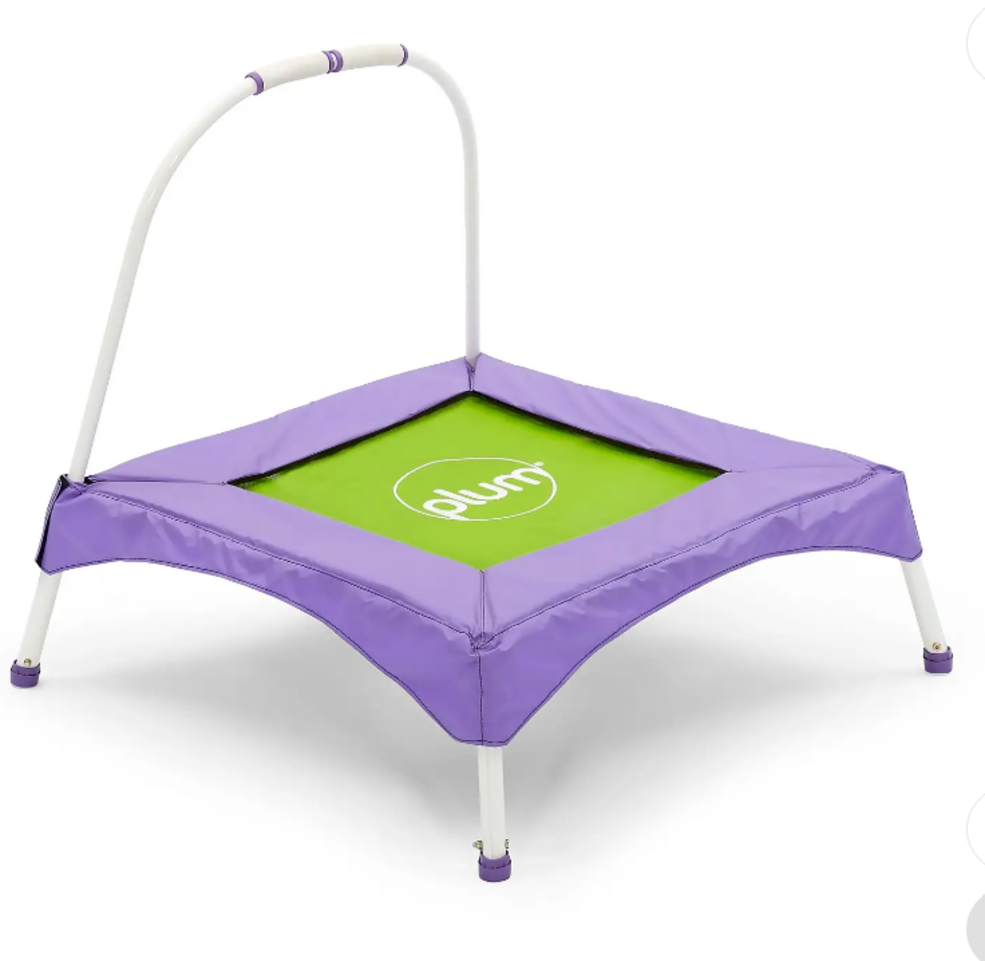 Plum® Junior Bouncer - Purple/Green. RRP £75.00. An ideal first trampoline for your child, the Plum®