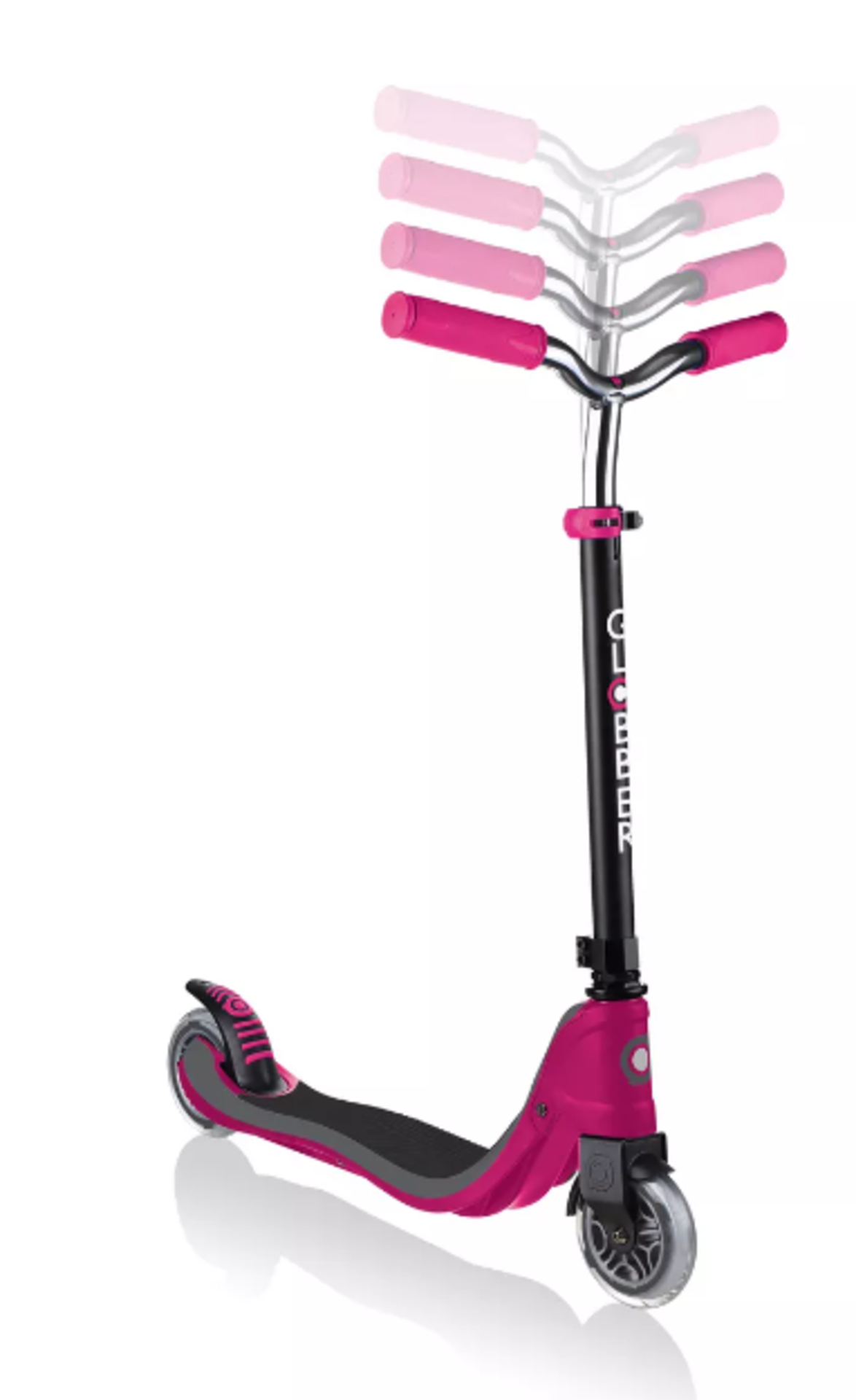 Globber Flow 125 Kids Inline Scooter - Ruby/Black. RRP £110.00. The Globber Flow 125 offers - Image 2 of 2