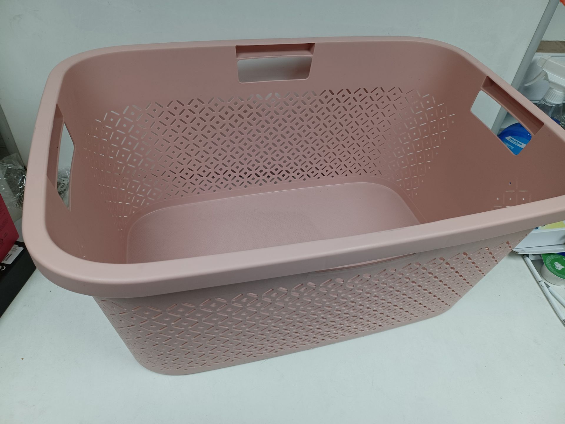 PALLET TO CONTAIN 210 X New Curver Terazzo Laundry Basket 47L Pink. (253822). Keep your bathroom and - Image 2 of 2