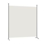 Single Panel Room Divider with Curved Support Feet. RRP £99.00. The room divider has good opacity