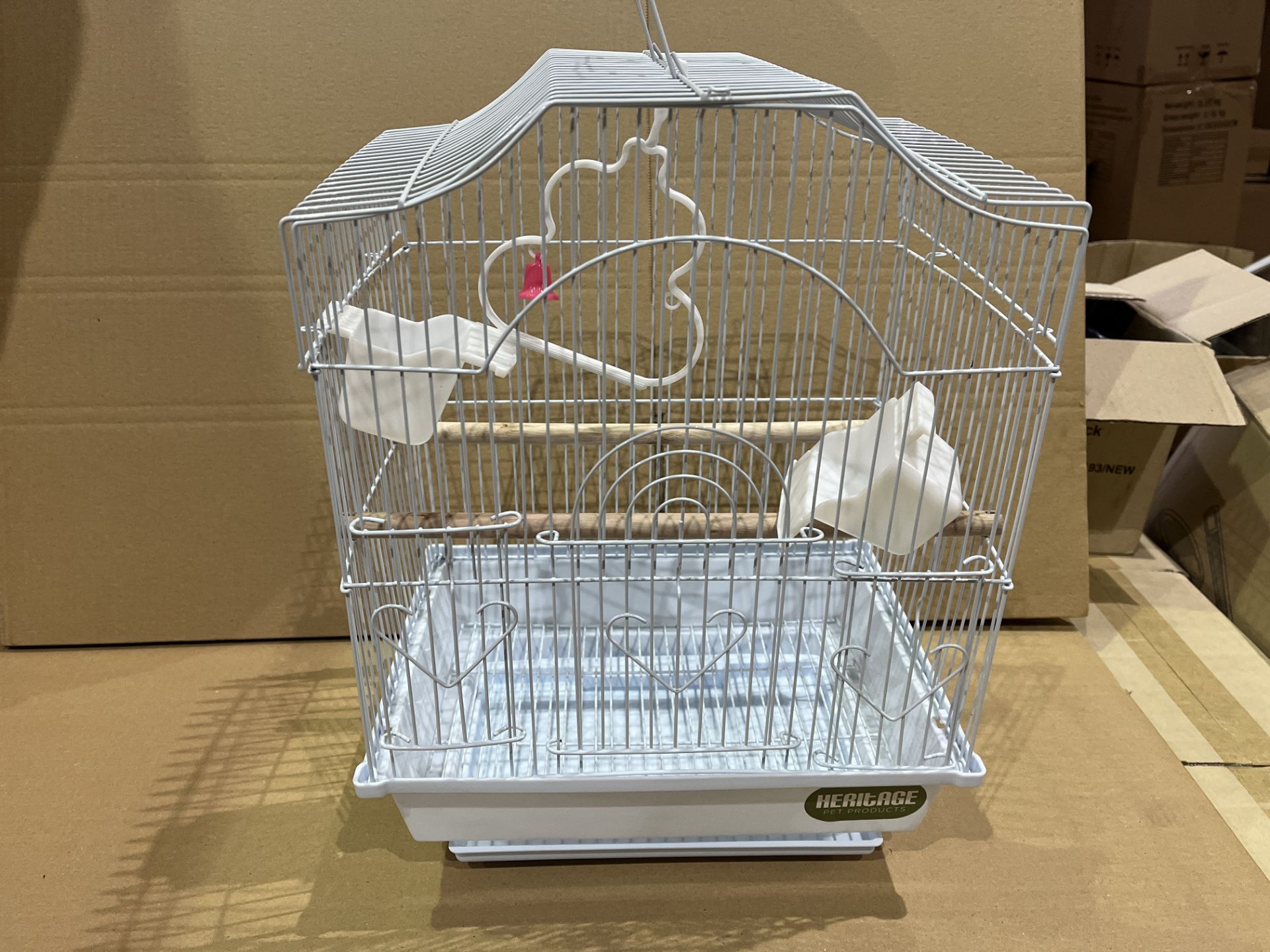 10 X BRAND NEW CRFE WHITE BIRD CAGES R16-12