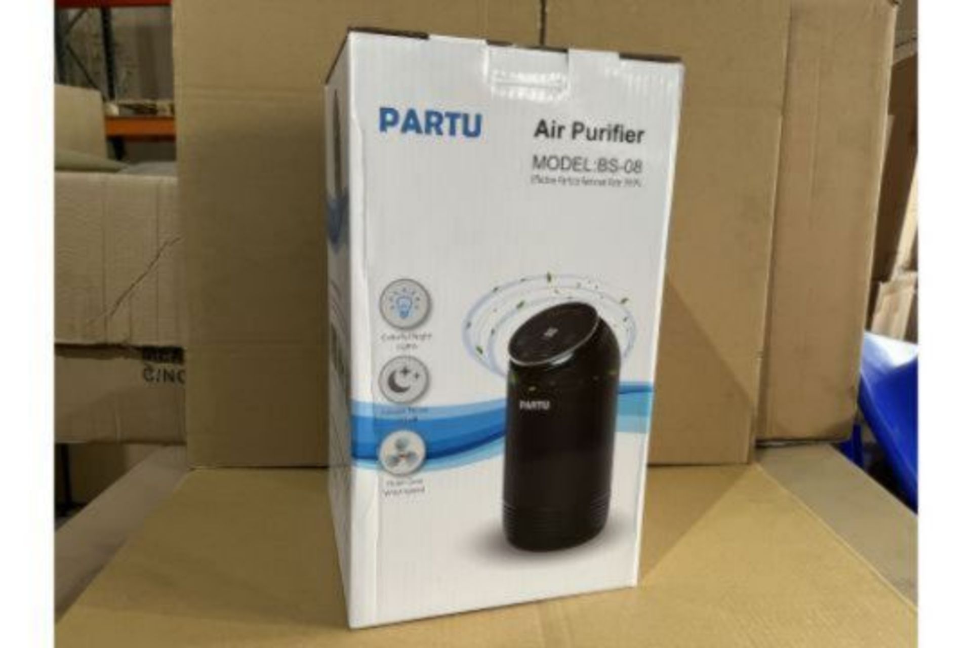 3 X BRAND NEW PARTU BS-08 AIR PURIFYERS RRP £89 EACH