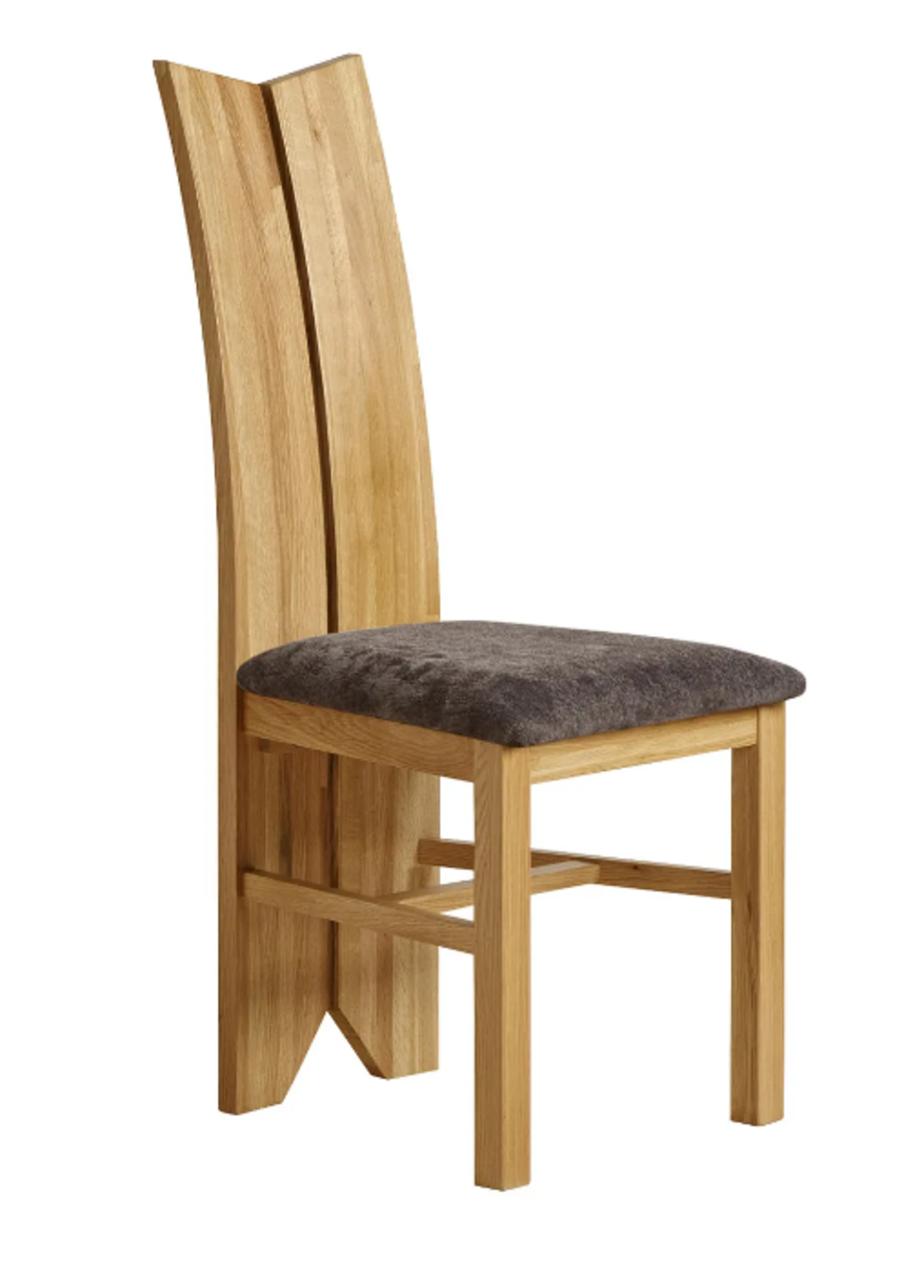 TULIP NATURAL OAK Dining Chair. RRP 95.00. The Tulip Natural Solid Oak Dining Chair boasts a