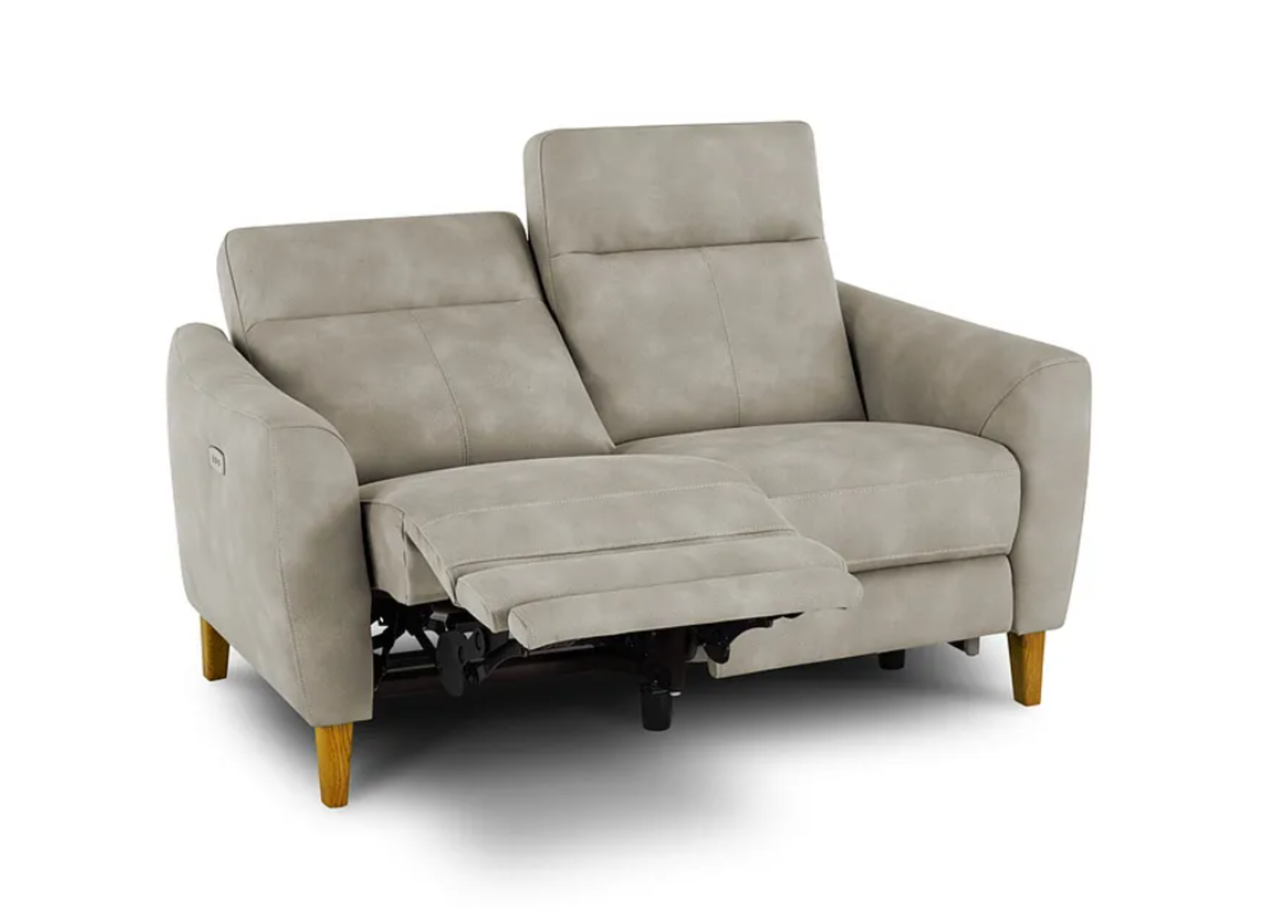 DYLAN 2 Seater Electric Recliner Sofa | Oxford Beige Fabric. RRP £1,329.00. Our Dylan 2-seater - Image 2 of 2