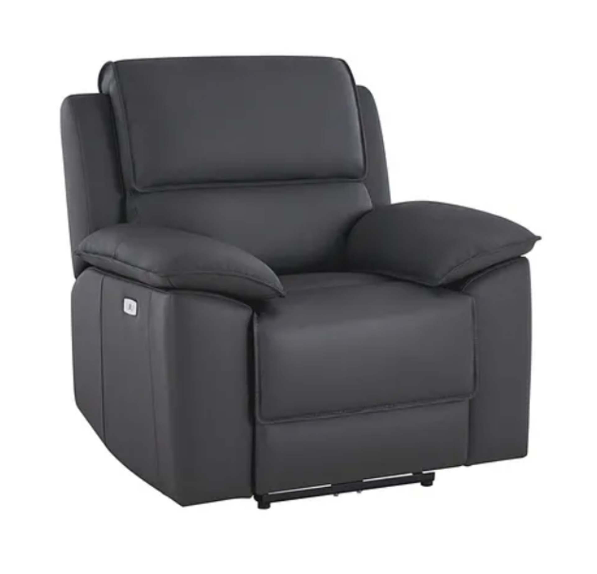 GOODWOOD Electric Recliner Armchair | Dark Grey Leather. RRP £1,219.00. Our popular Goodwood range