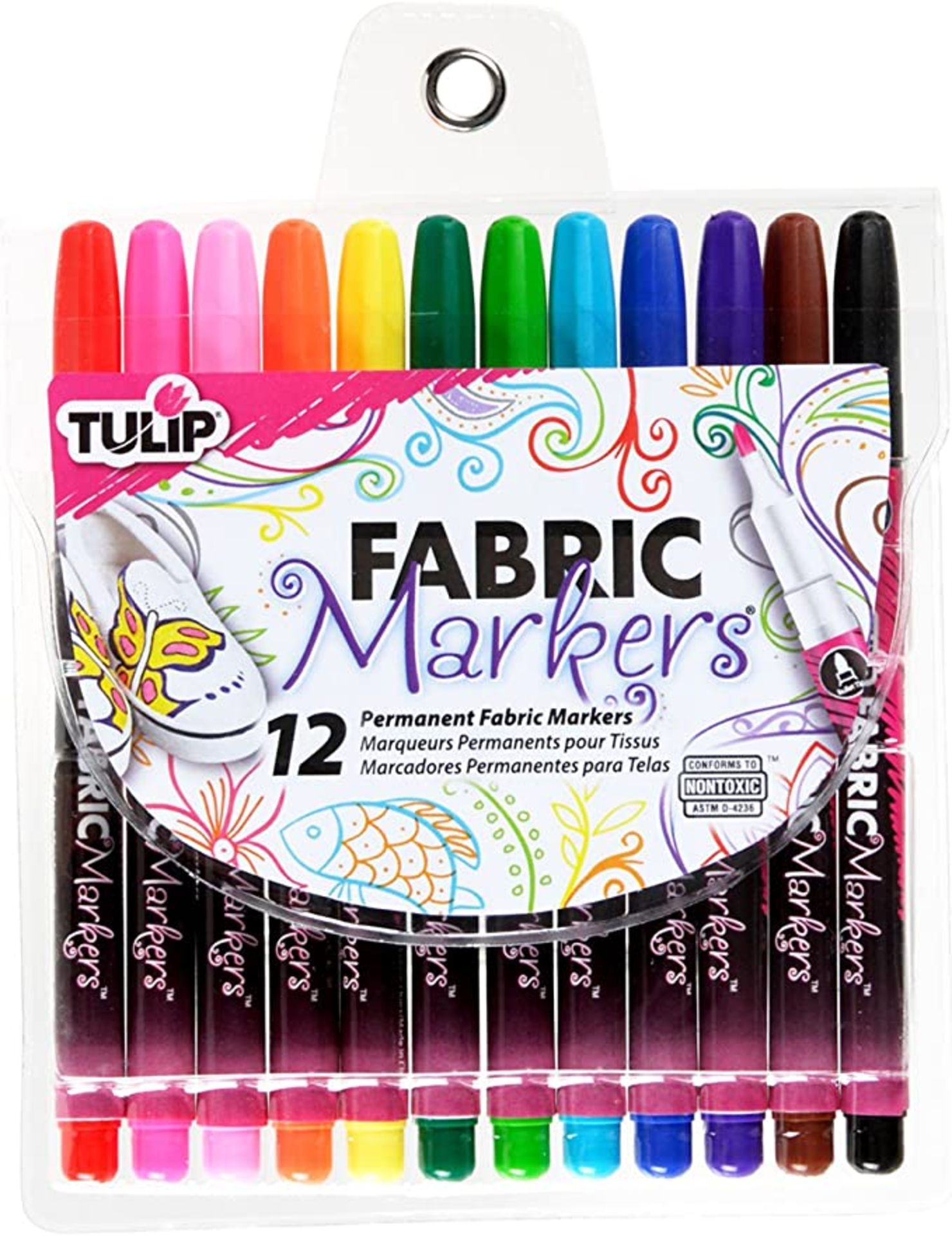 2376 X BRAND NEW PACKS OF 6 TULIP FASHION MARKERS IN VARIOUS COLOURS TOTAL RRP £20,072