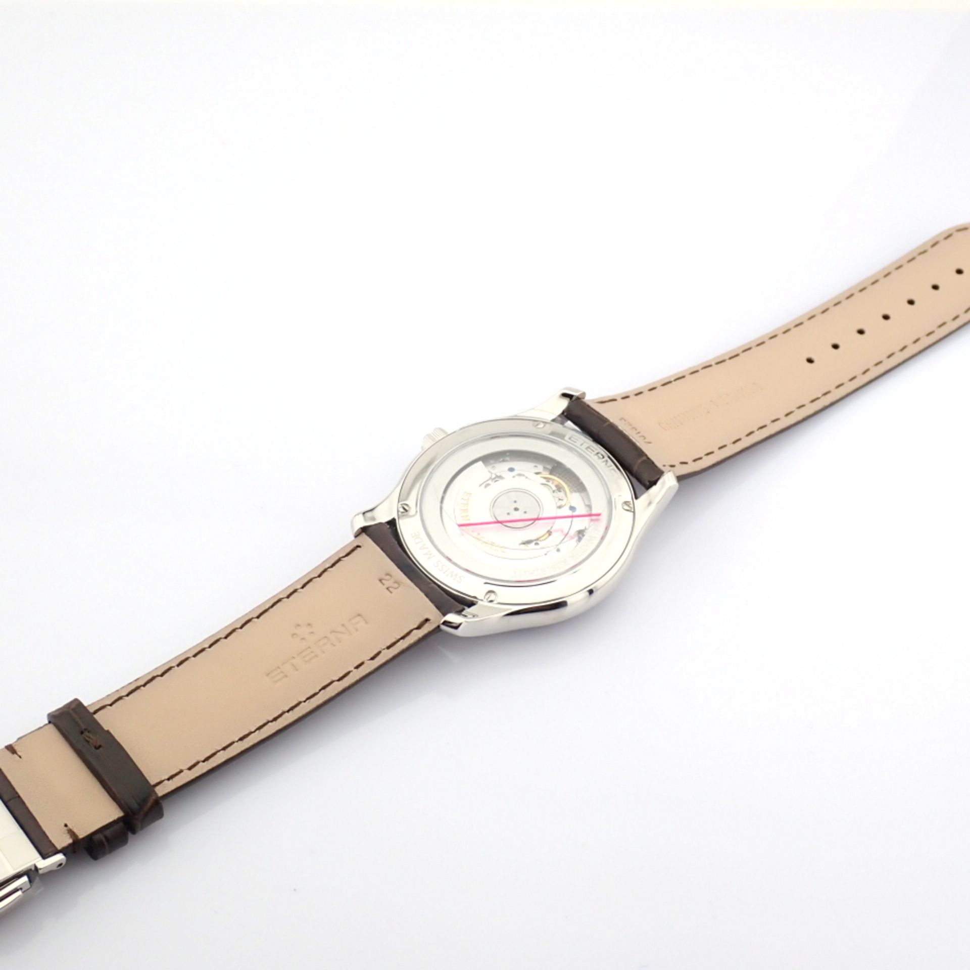 Eterna / Vaughan Big Date 7630.41 - Gentlmen's Steel Wrist Watch - Image 7 of 11