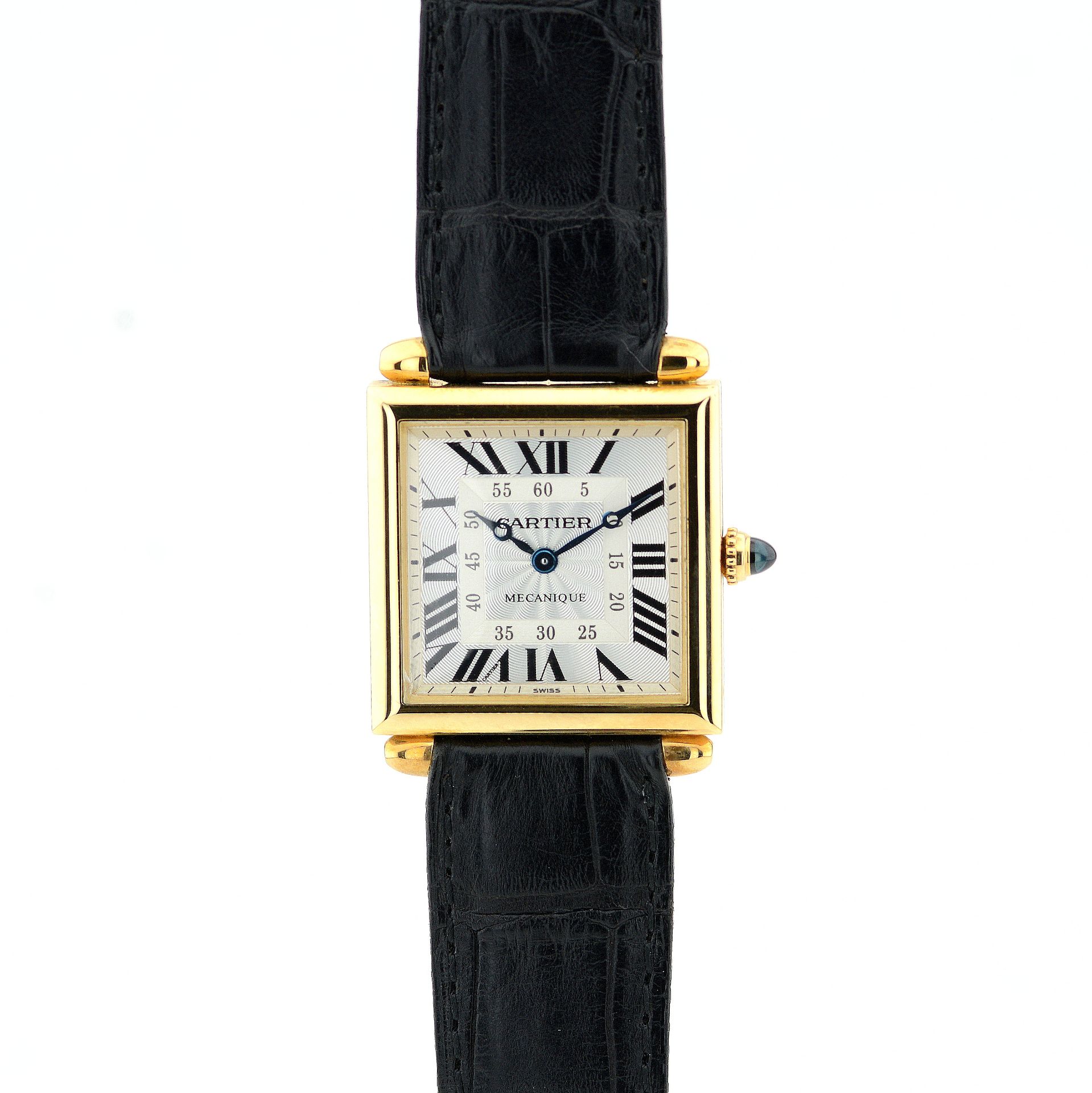 Cartier / Cartier Tank Obus Yellow Gold CPCP Mechanique - Unisex Yellow gold Wrist Watch - Image 4 of 11