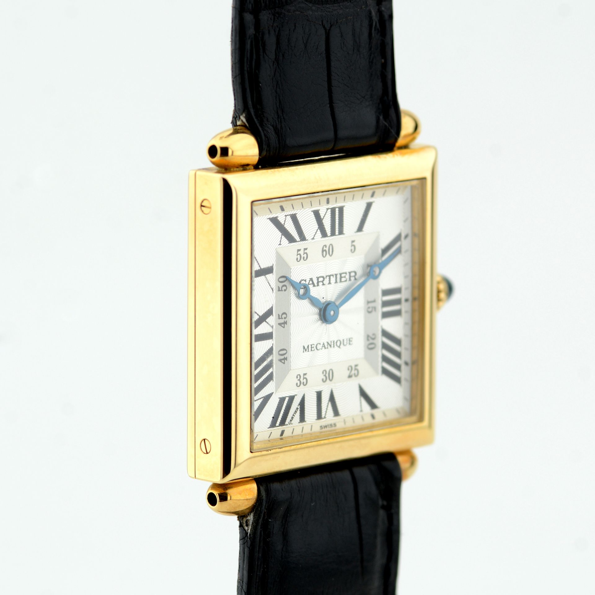 Cartier / Cartier Tank Obus Yellow Gold CPCP Mechanique - Unisex Yellow gold Wrist Watch - Image 5 of 11