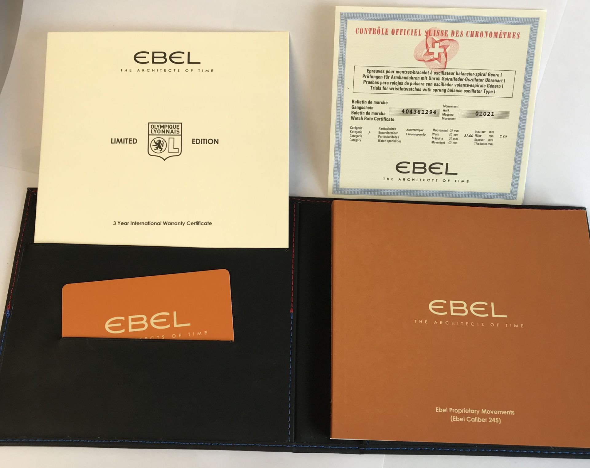 Ebel / Unworn 1911 Tekton - Olympique Lyonnais - Gentlmen's Titanium Wrist Watch - Image 9 of 12