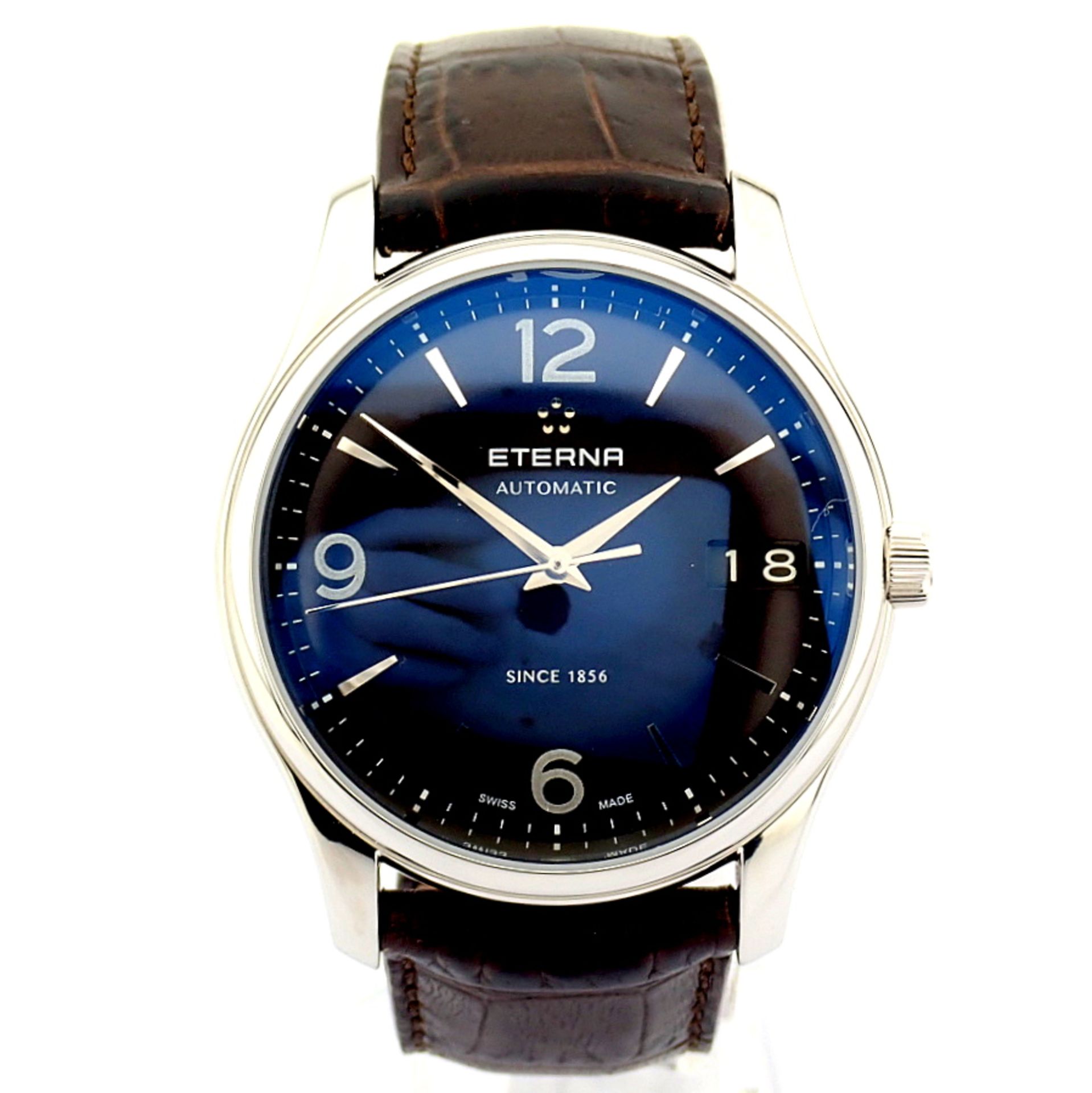 Eterna / Vaughan Big Date 7630.41 - Gentlmen's Steel Wrist Watch - Image 2 of 11