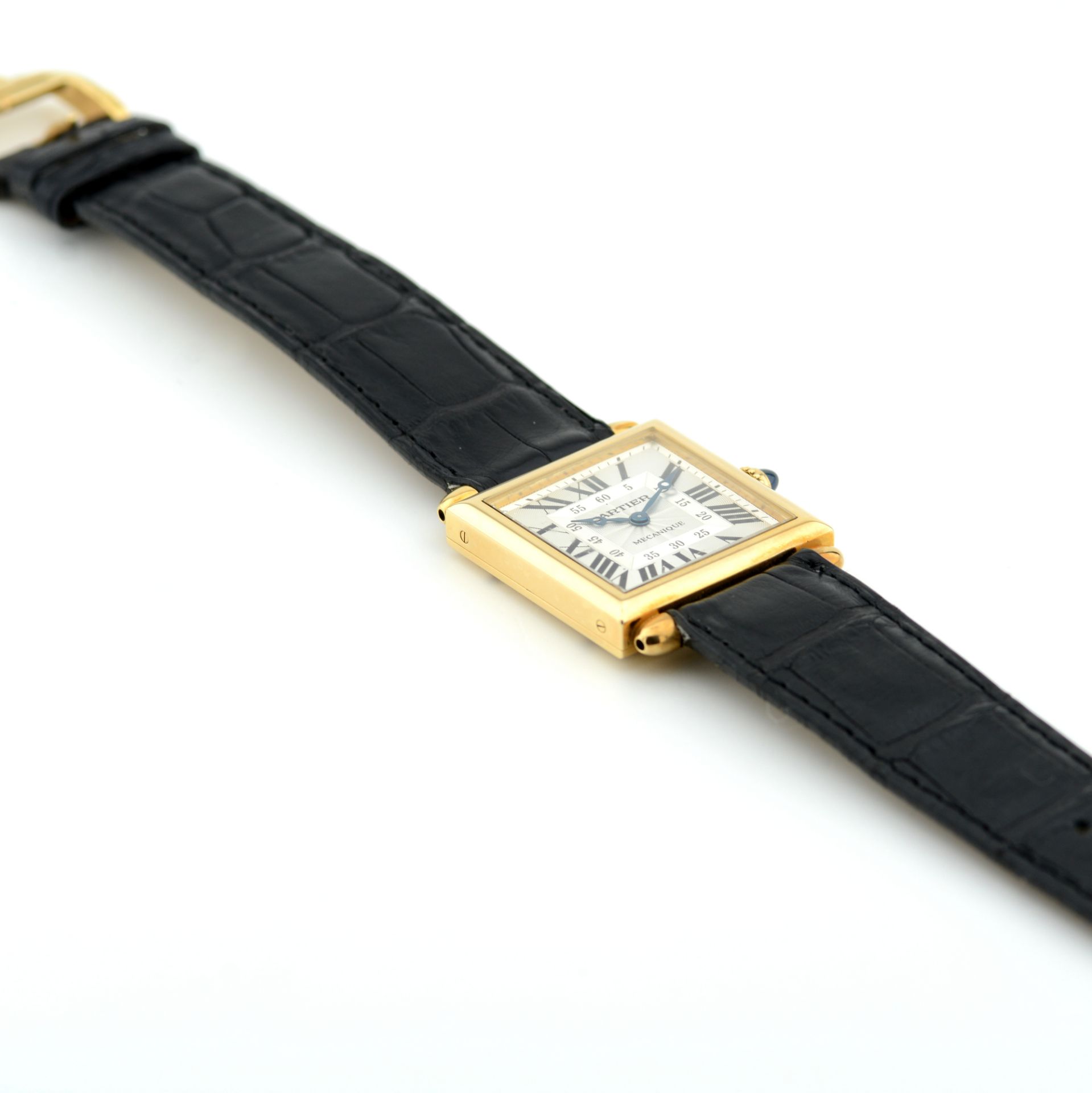 Cartier / Cartier Tank Obus Yellow Gold CPCP Mechanique - Unisex Yellow gold Wrist Watch - Image 9 of 11