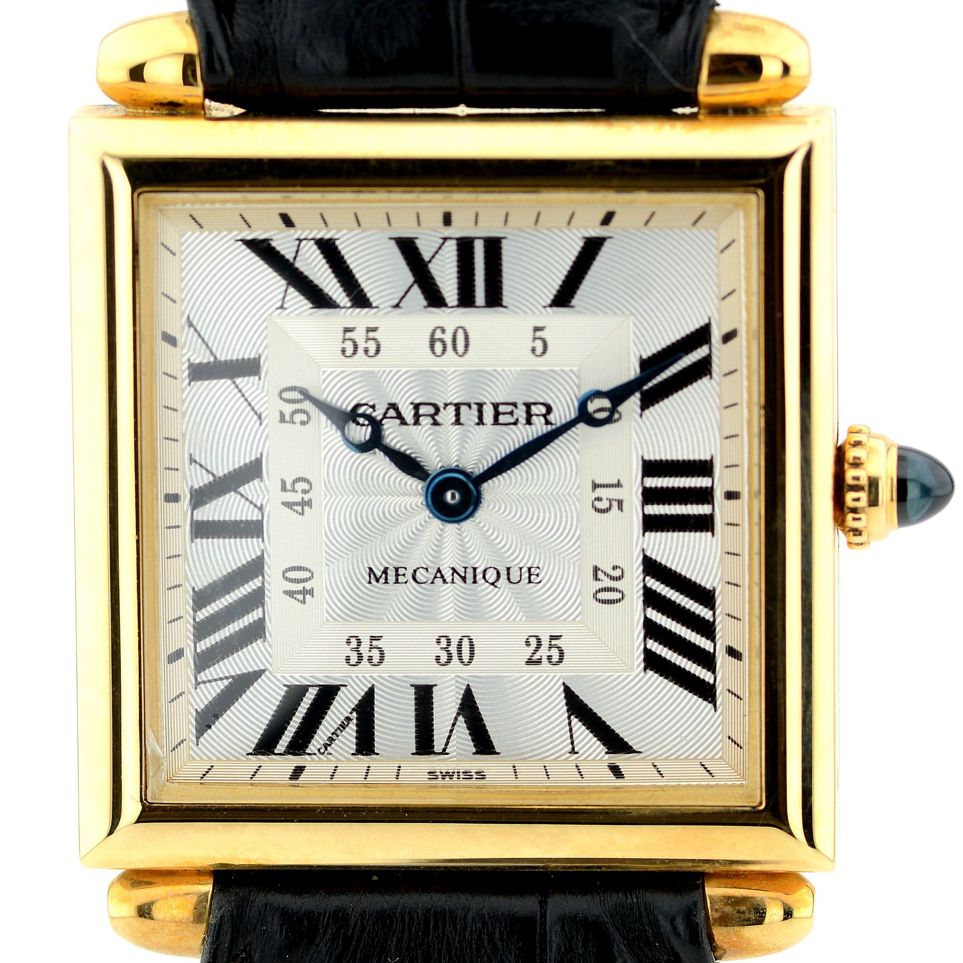 Cartier / Cartier Tank Obus Yellow Gold CPCP Mechanique - Unisex Yellow gold Wrist Watch