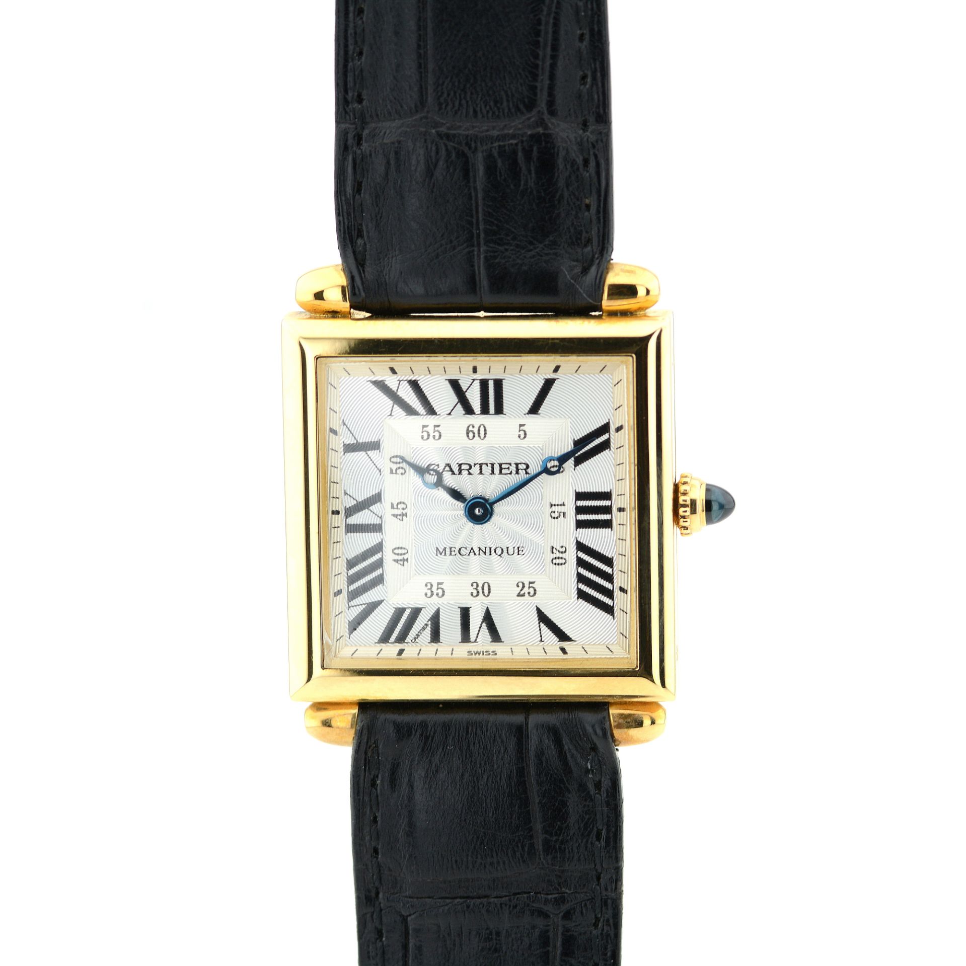 Cartier / Cartier Tank Obus Yellow Gold CPCP Mechanique - Unisex Yellow gold Wrist Watch - Image 7 of 11