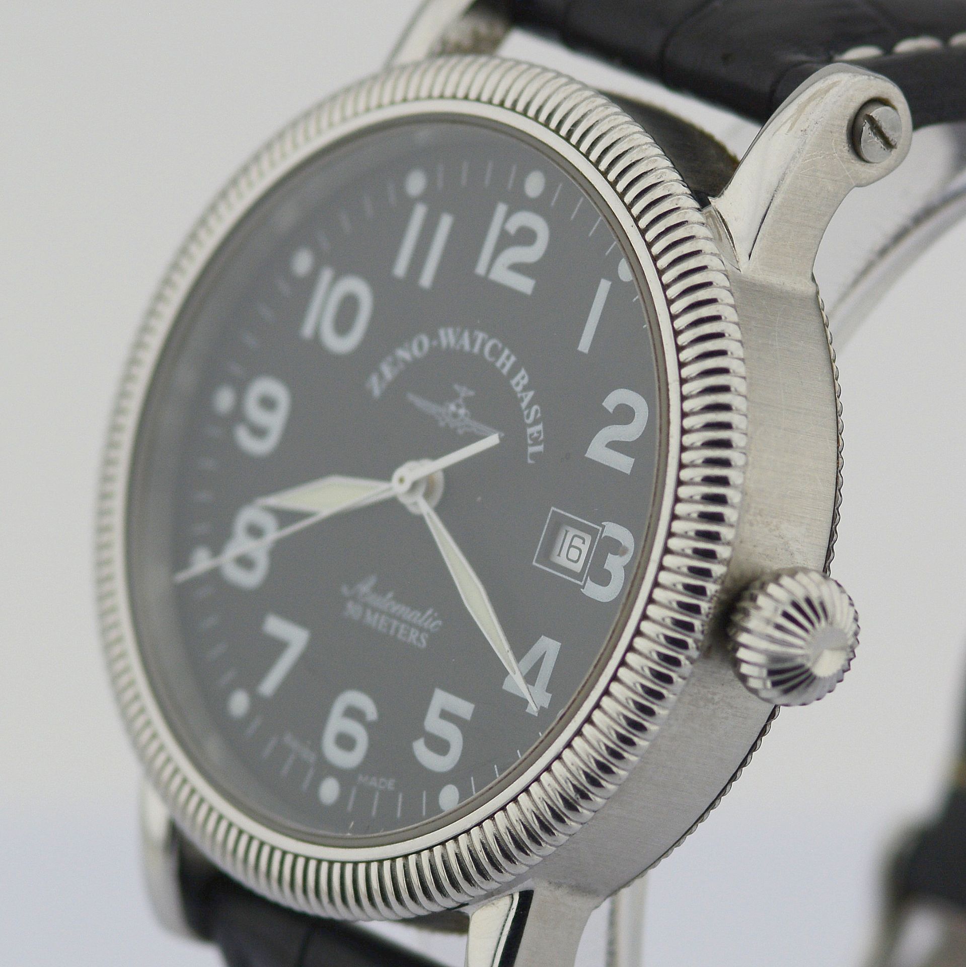 Zeno-Watch Basel / Automatic Date Steel - Gentlmen's Steel Wrist Watch - Image 5 of 10