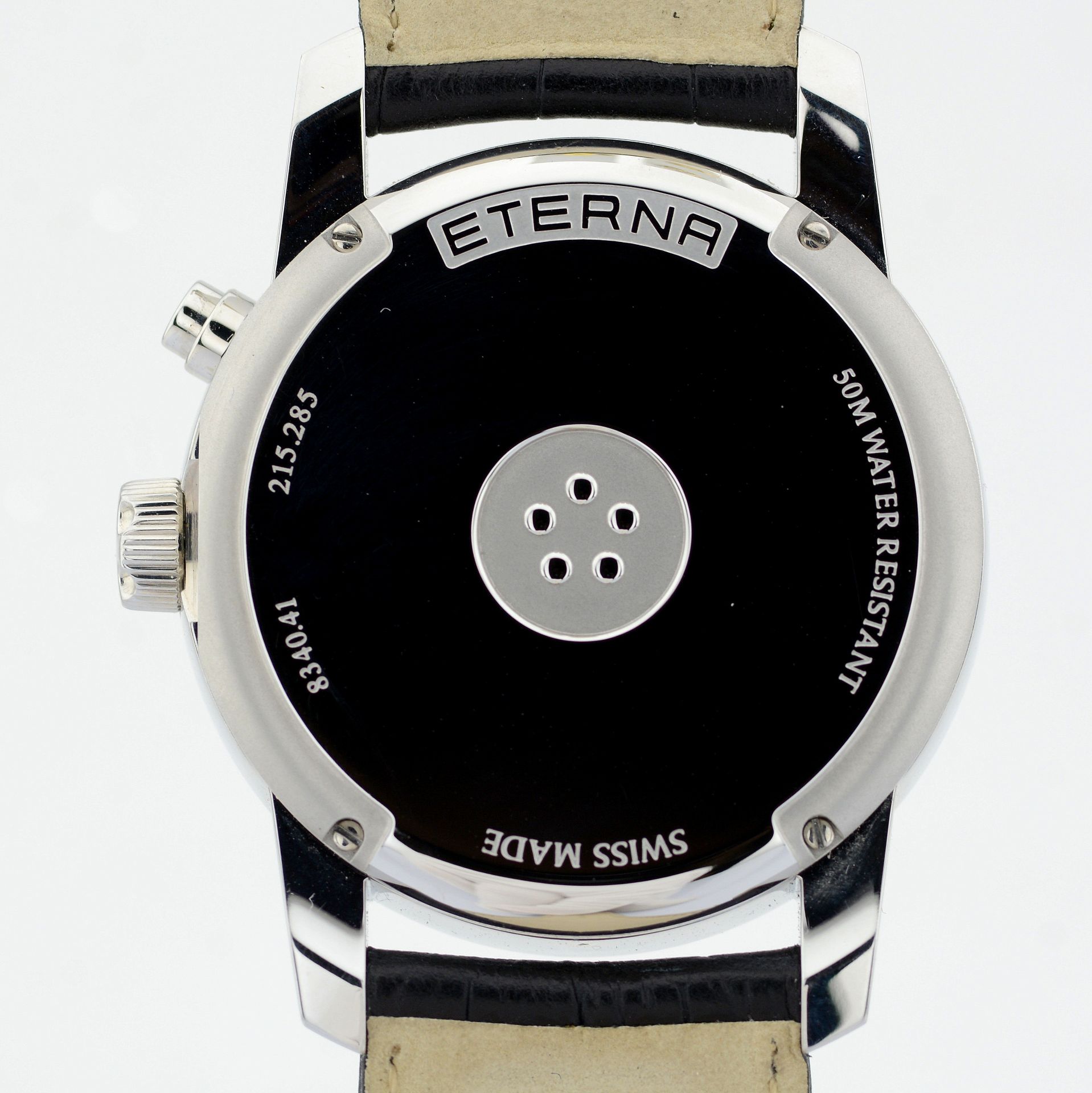 Eterna / Soleure Triple Date Moonphase - Gentlmen's Steel Wrist Watch - Image 5 of 12