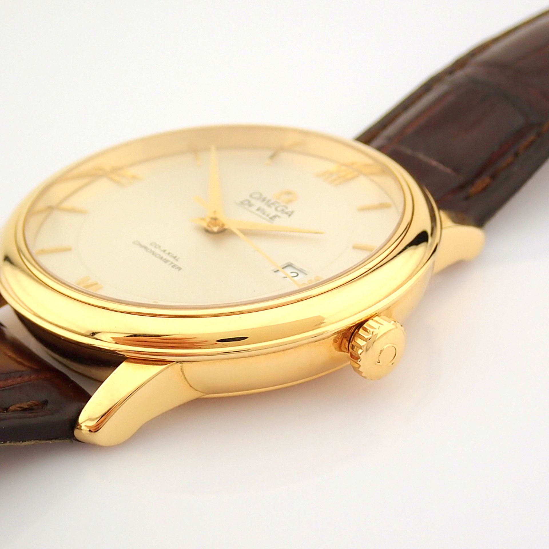 Omega / DE VILLE Prestige 18K Co-Axial Chronometer - Gentlmen's Yellow gold Wrist Watch - Image 8 of 13