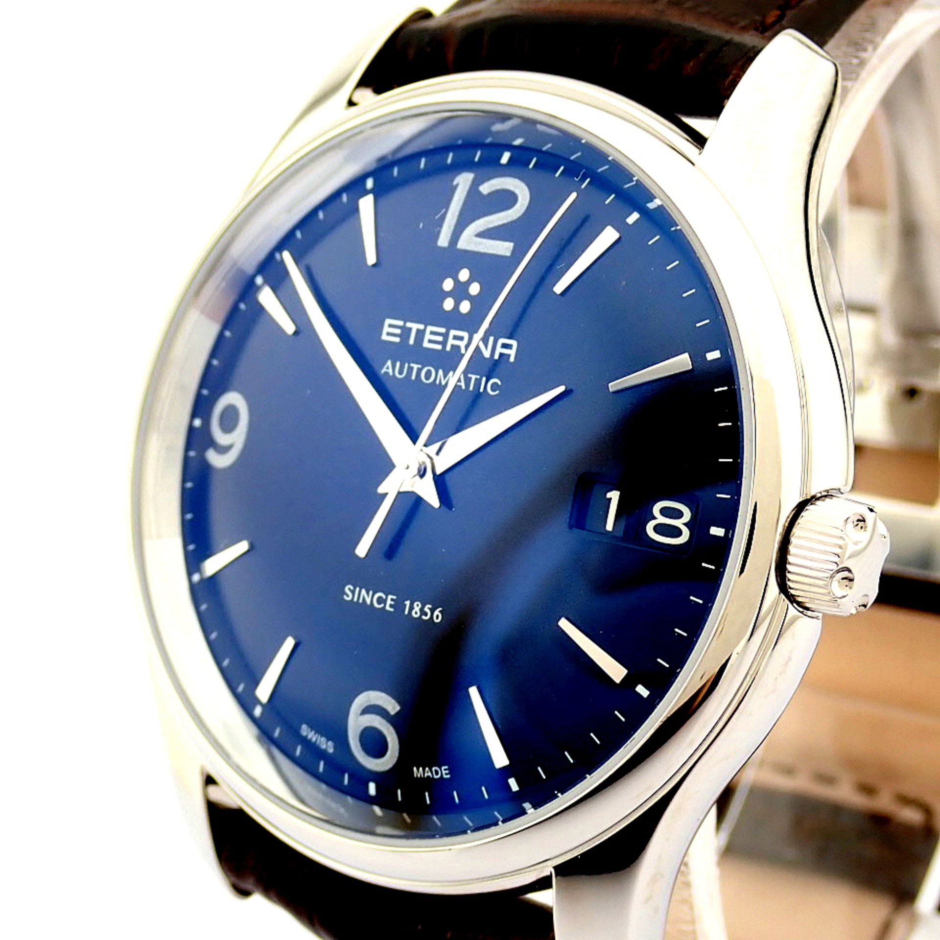 Eterna / Vaughan Big Date 7630.41 - Gentlmen's Steel Wrist Watch - Image 5 of 11