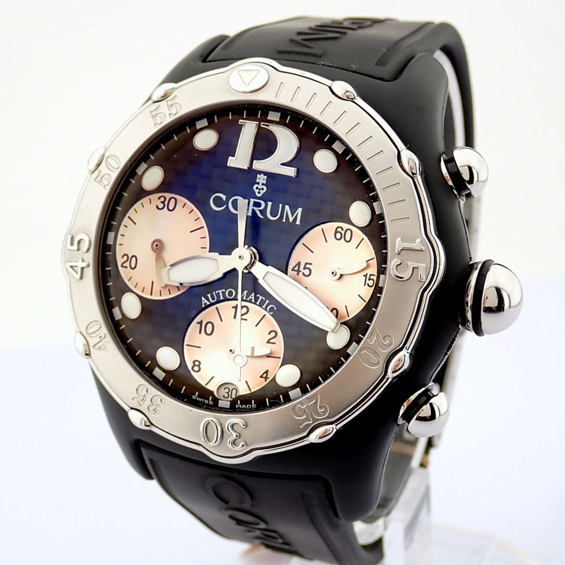 Corum / Midnight Chronograph Diver Taucher - Gentlmen's Steel Wrist Watch - Image 7 of 12