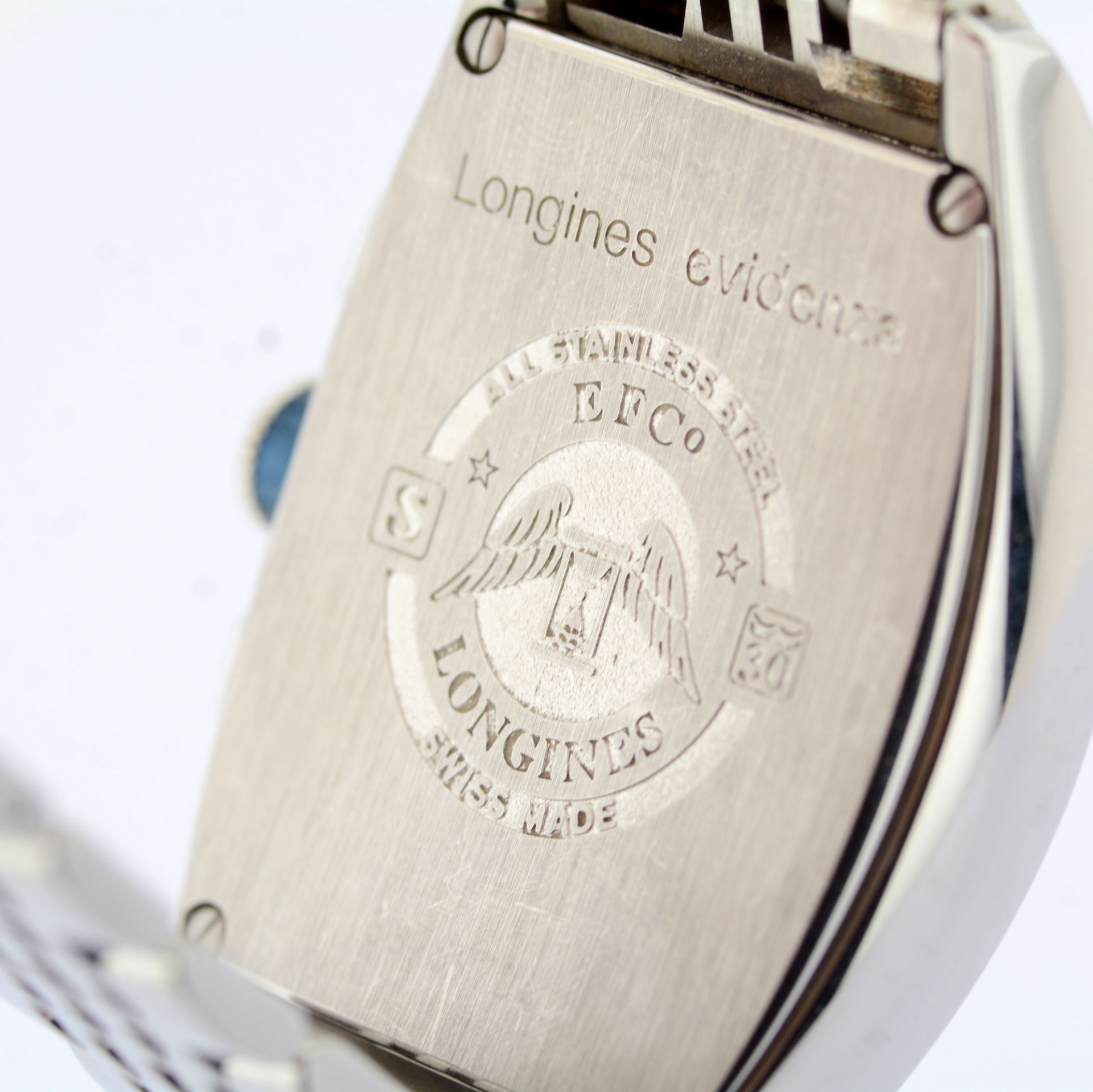 Longines / Longines Evidenza XL 56 mm Chronographe Day Date - Gentlmen's Steel Wrist Watch - Image 5 of 7