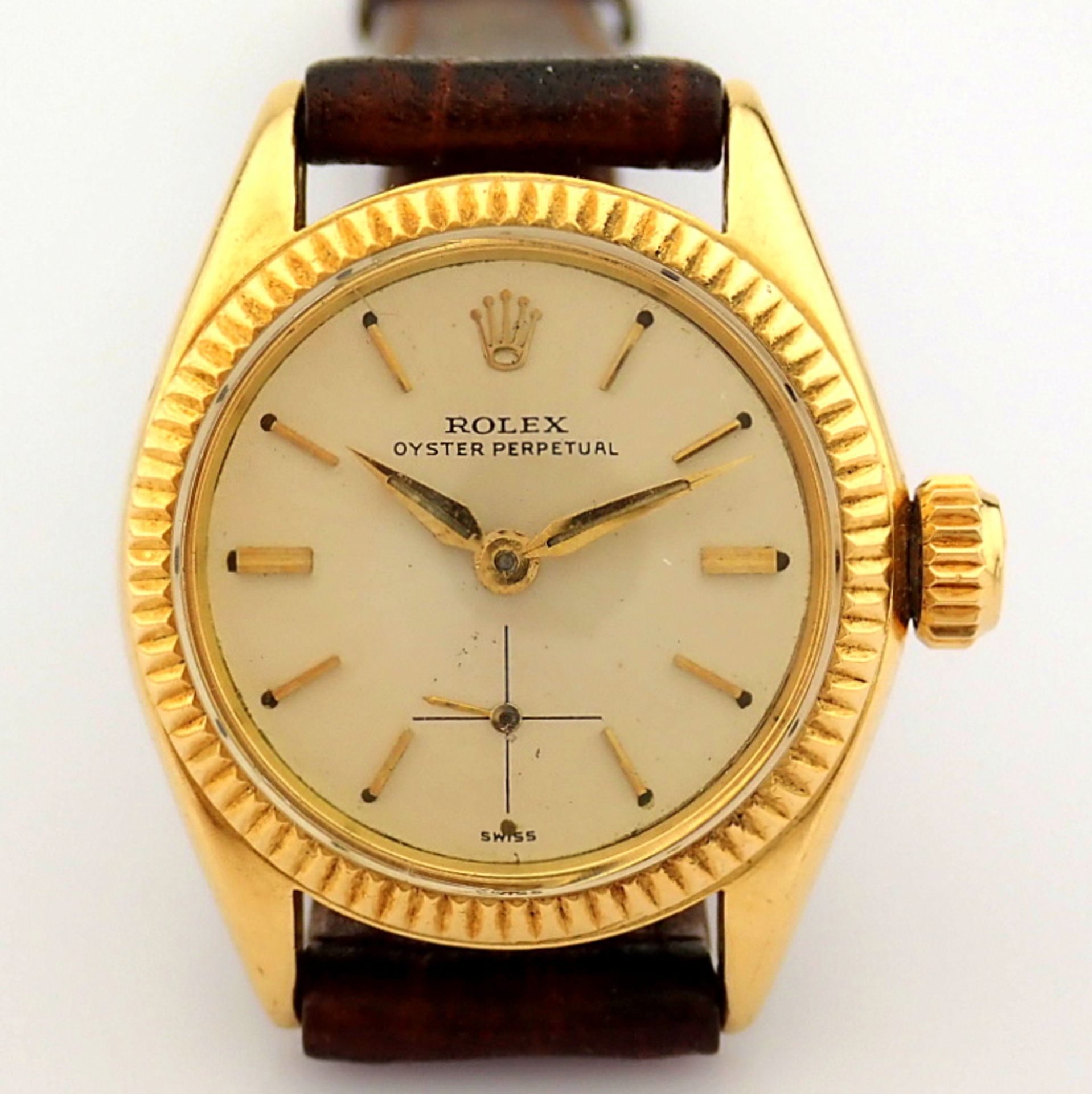 Rolex / Oyster Perpetual - Lady's Yellow gold Wrist Watch