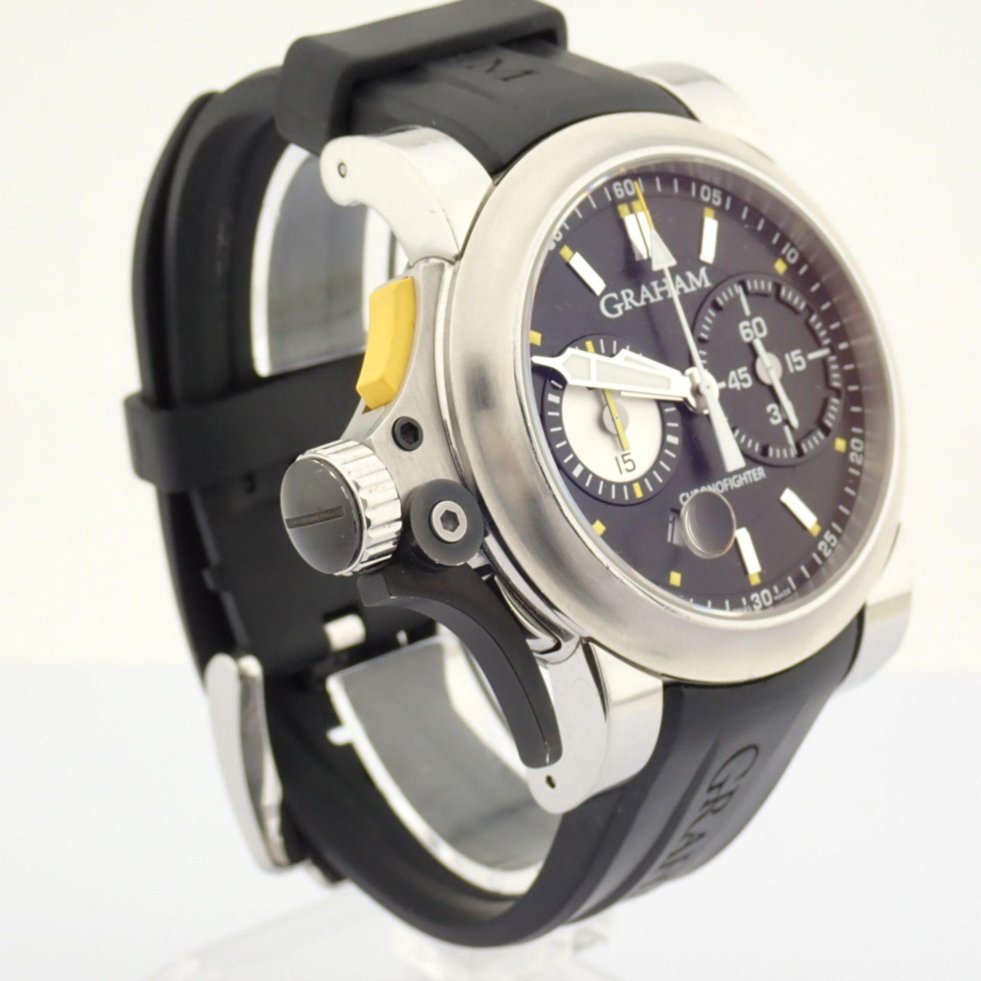 Graham / Chronofighter RAC Trigger - Gentlmen's Steel Wrist Watch - Image 9 of 14