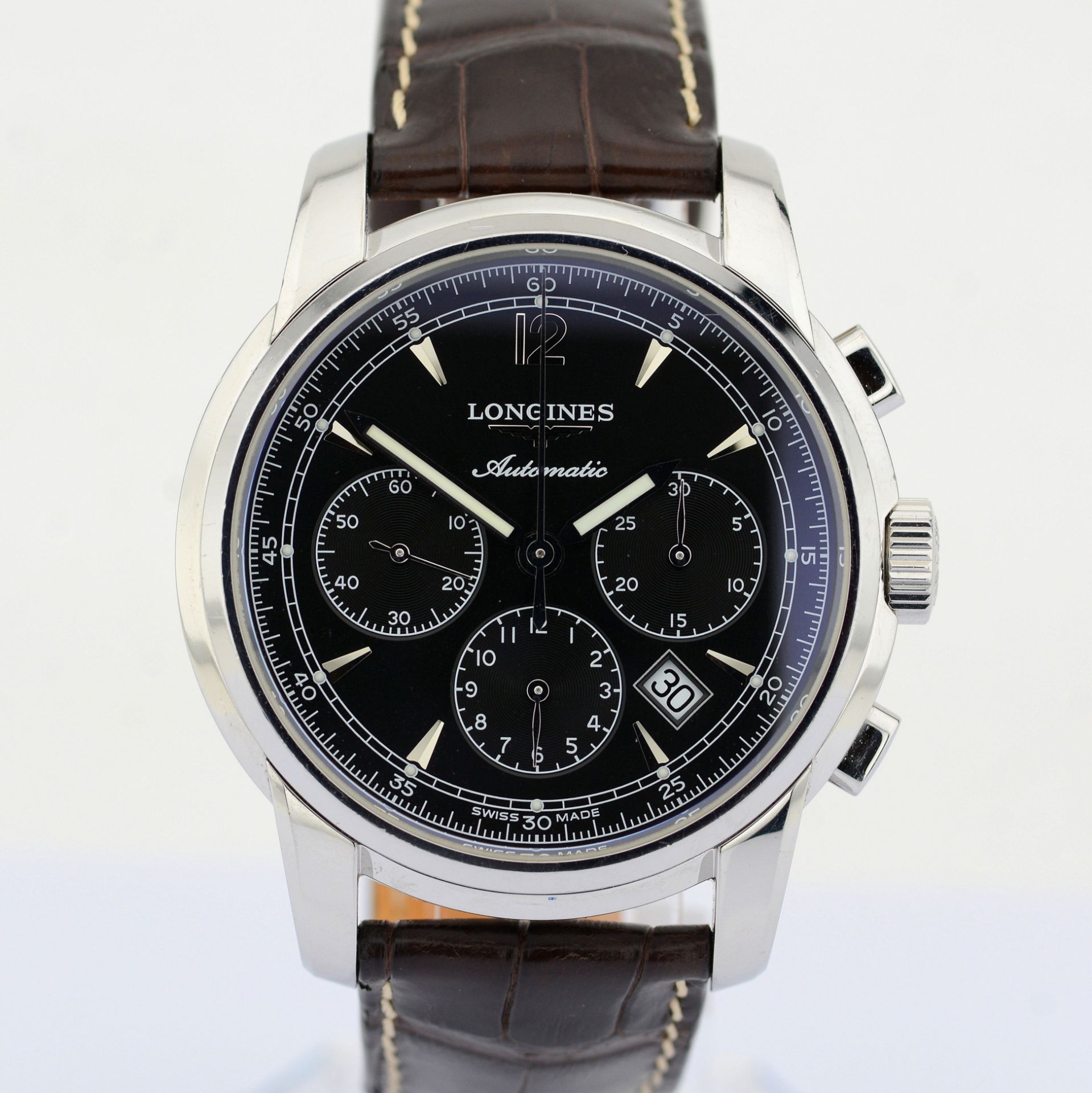 Longines / L2.784.4 Saint-Imier Collection Chronograph Automatic - Gentlmen's Steel Wrist Watch - Image 9 of 10